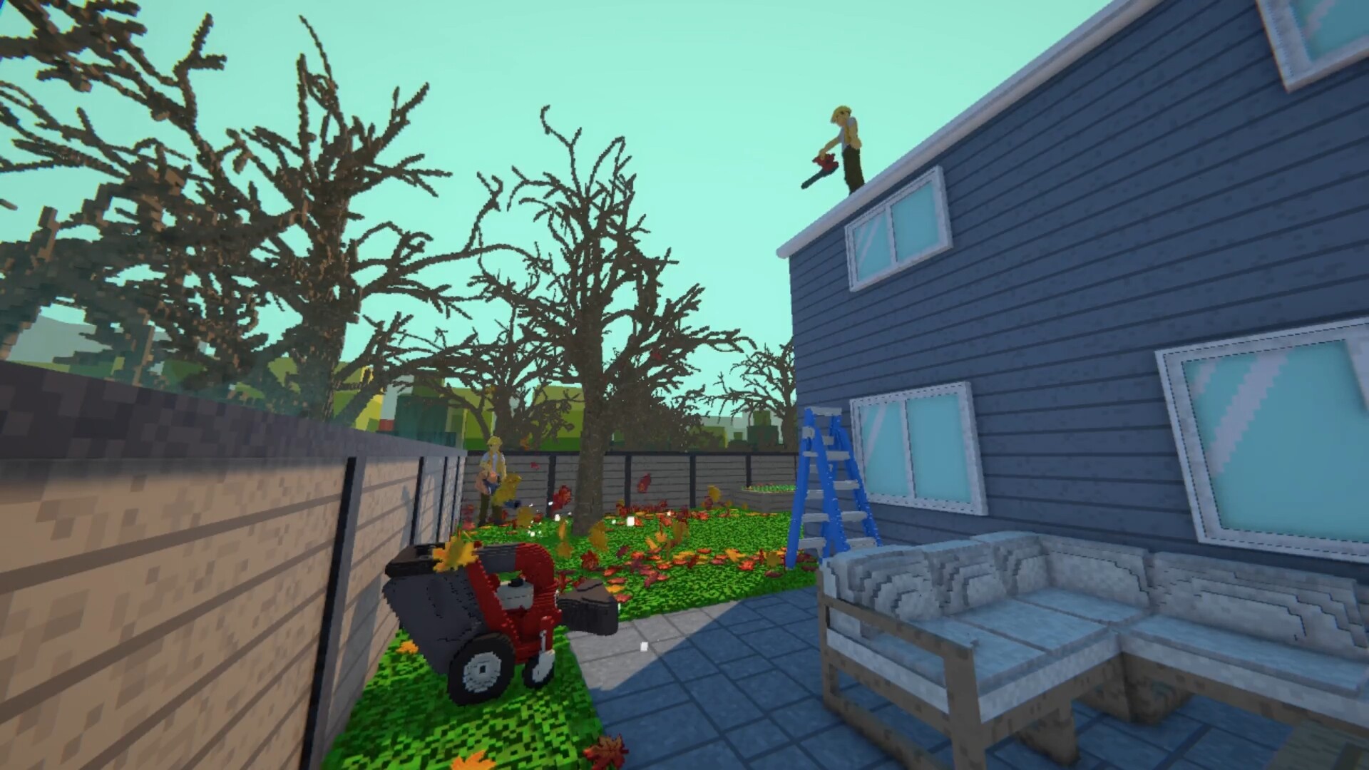 Leaf Blowing Simulator screenshot 7