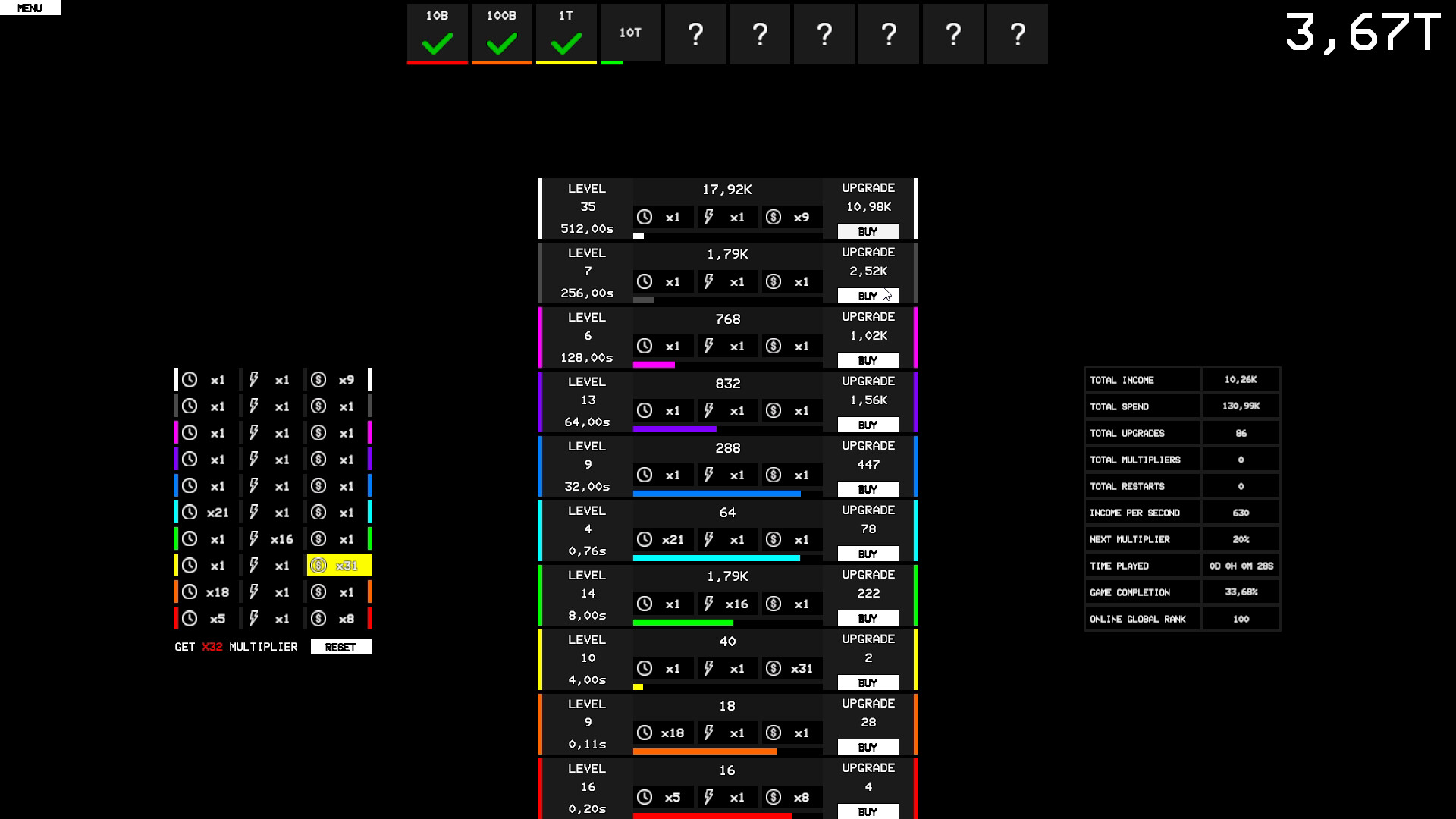 Idle Game x100 screenshot 5