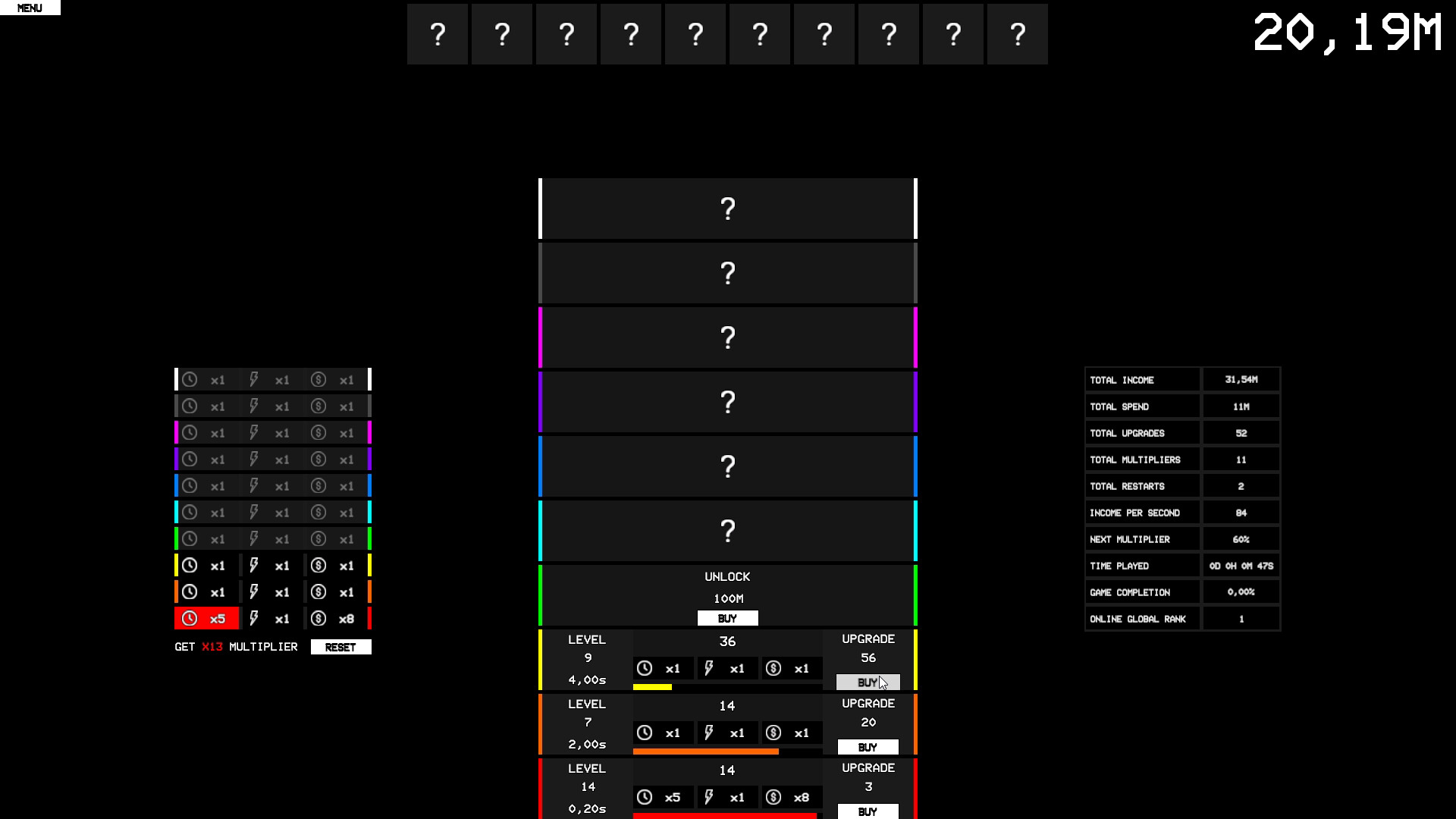 Idle Game x100 screenshot 3
