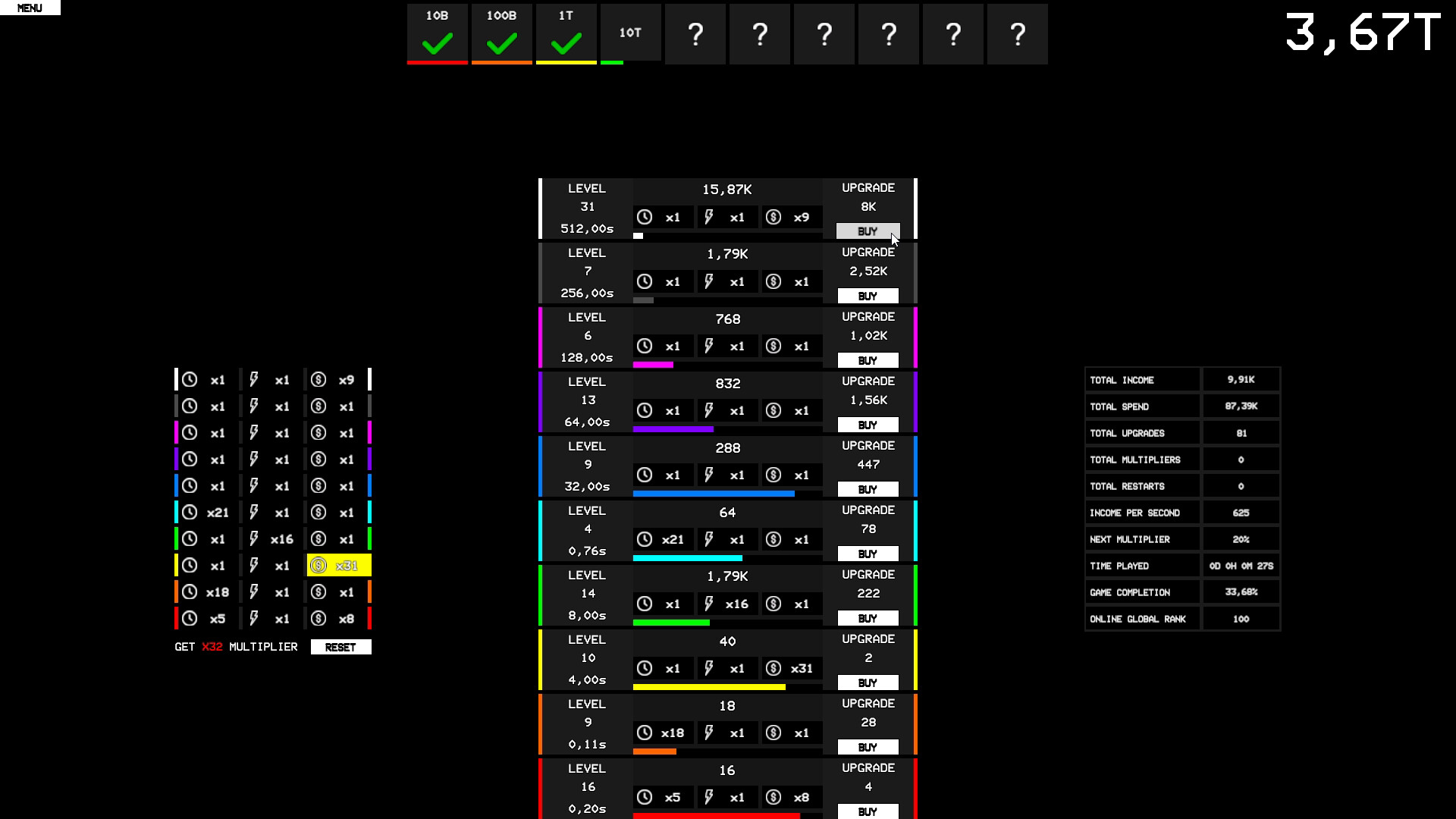 Idle Game x100 screenshot 8