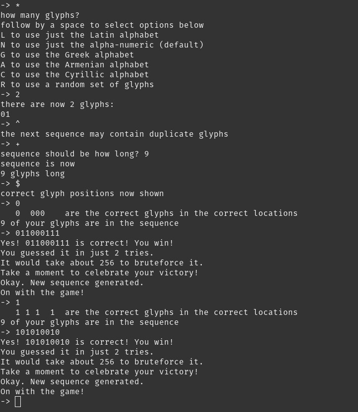 Glyph Guesser screenshot 1