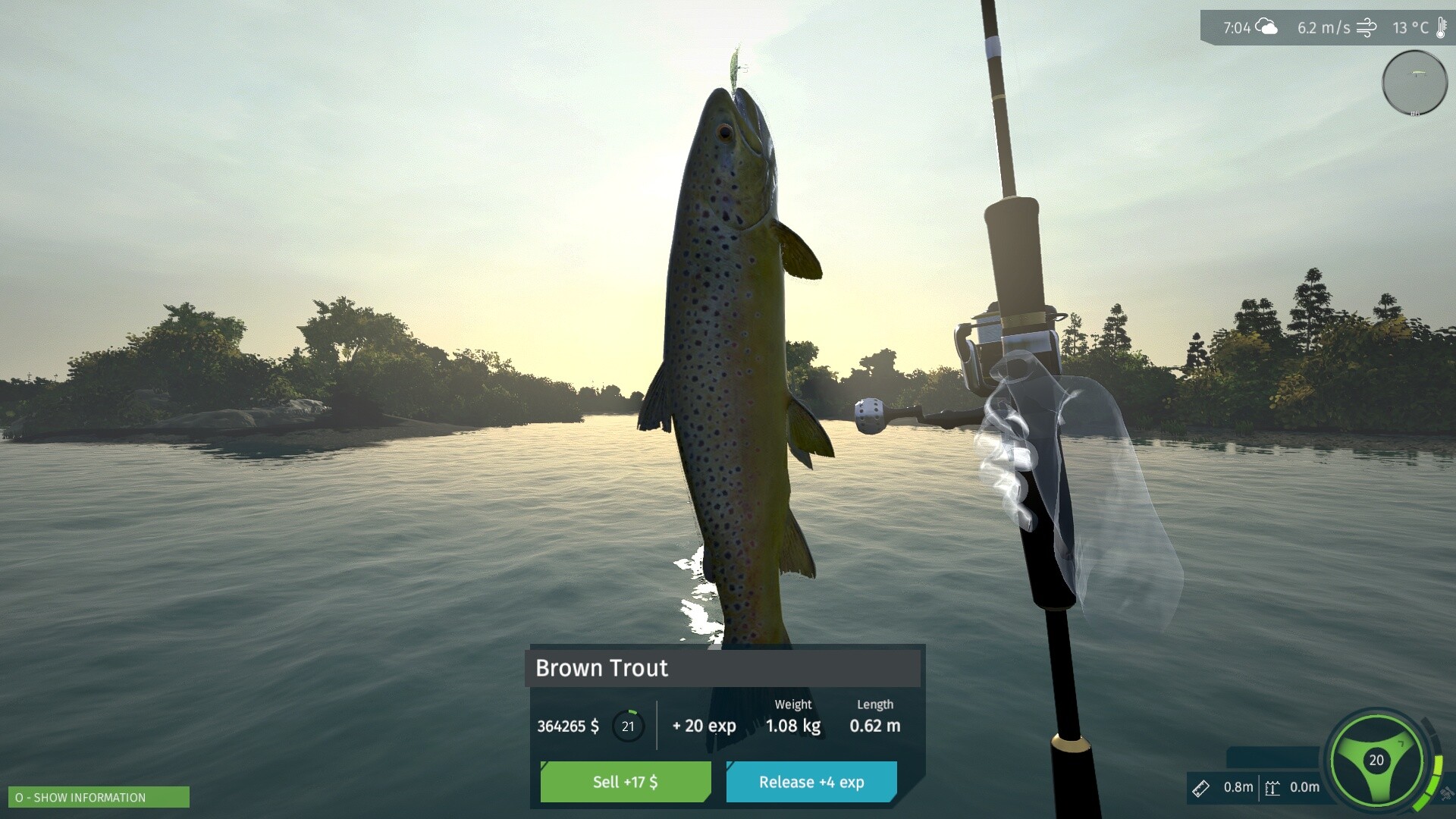 Ultimate Fishing Simulator VR - Taupo Lake DLC screenshot 1