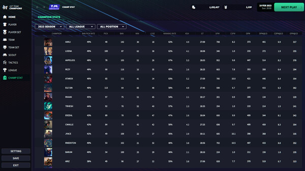 图片[12]|电竞经理2023|League Manager 2023|官方中文|v1.15|Build.11133934|391.20MB|GameStellaris | 游戏群星