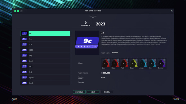 图片[2]|电竞经理2023|League Manager 2023|官方中文|v1.15|Build.11133934|391.20MB|GameStellaris | 游戏群星