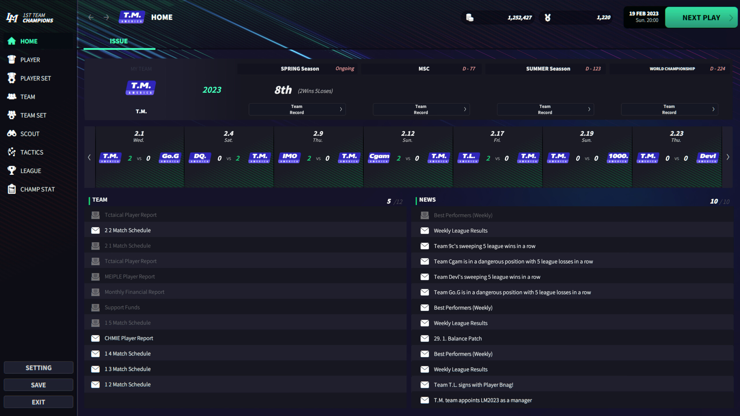 League Manager 2023 screenshot 11