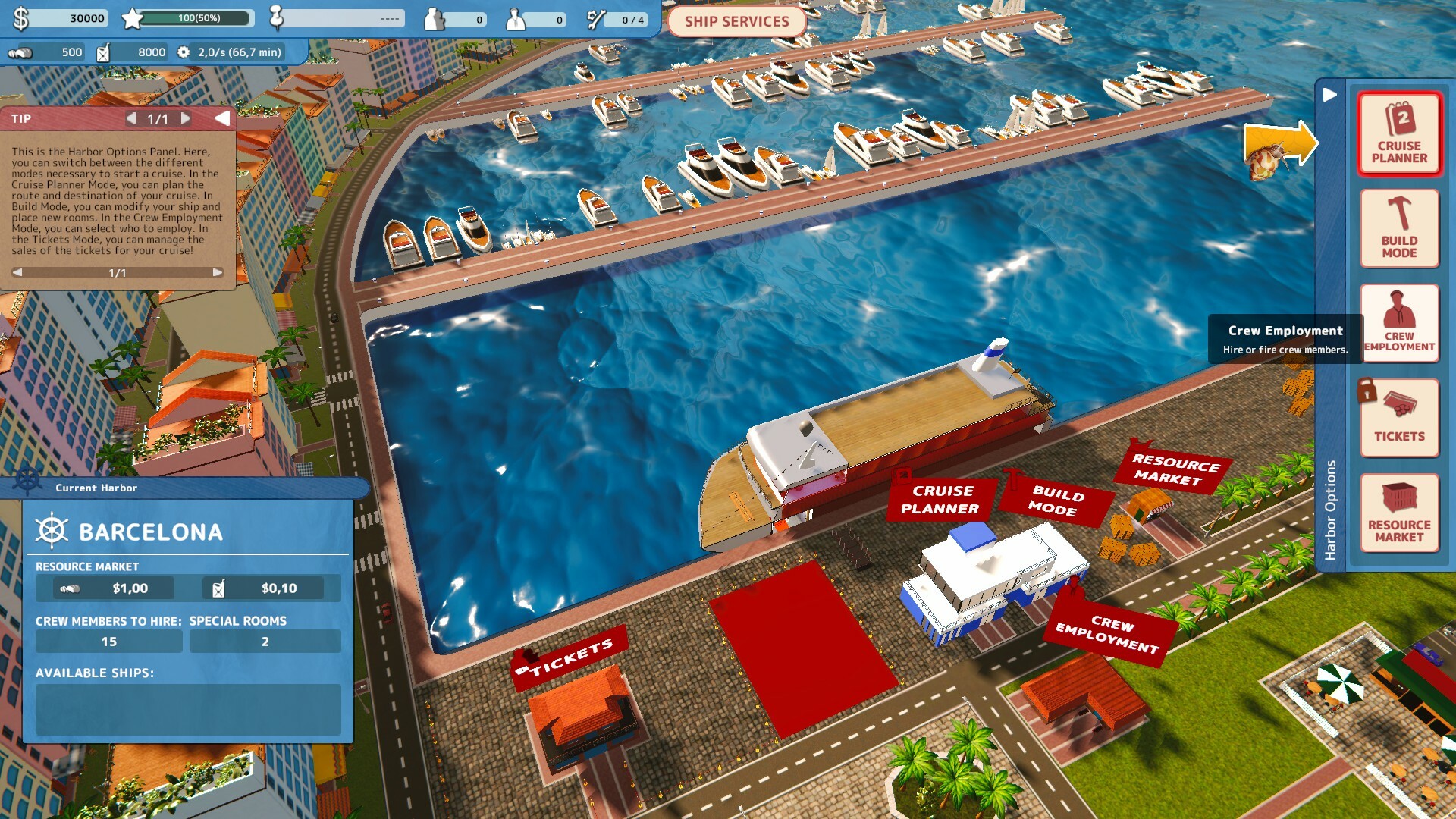 Cruise Ship Manager: Prologue - Maiden Voyage screenshot 4