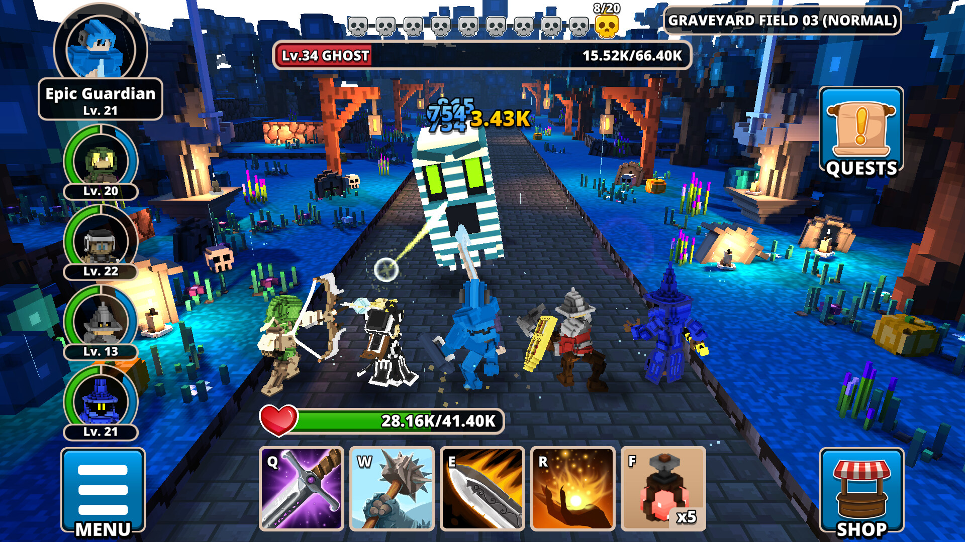 Clicker Guardians screenshot 2