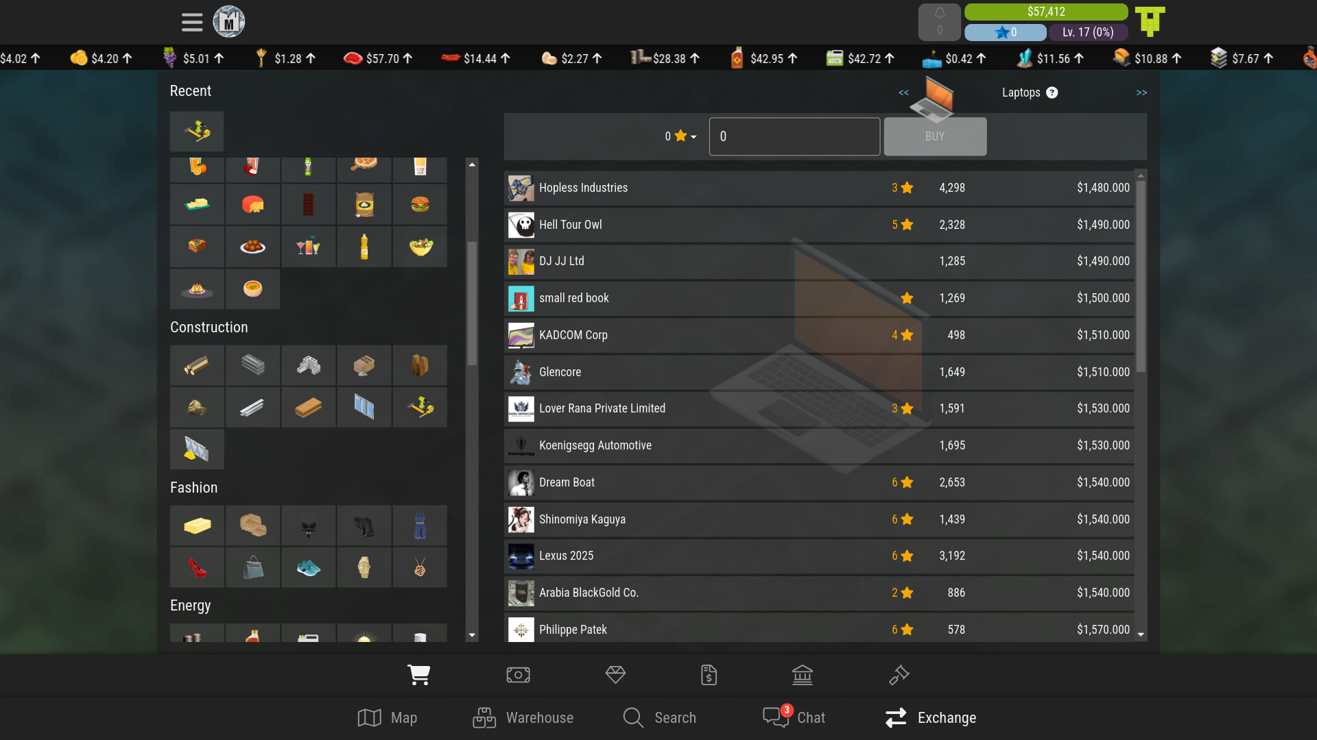 Sim Companies screenshot 4