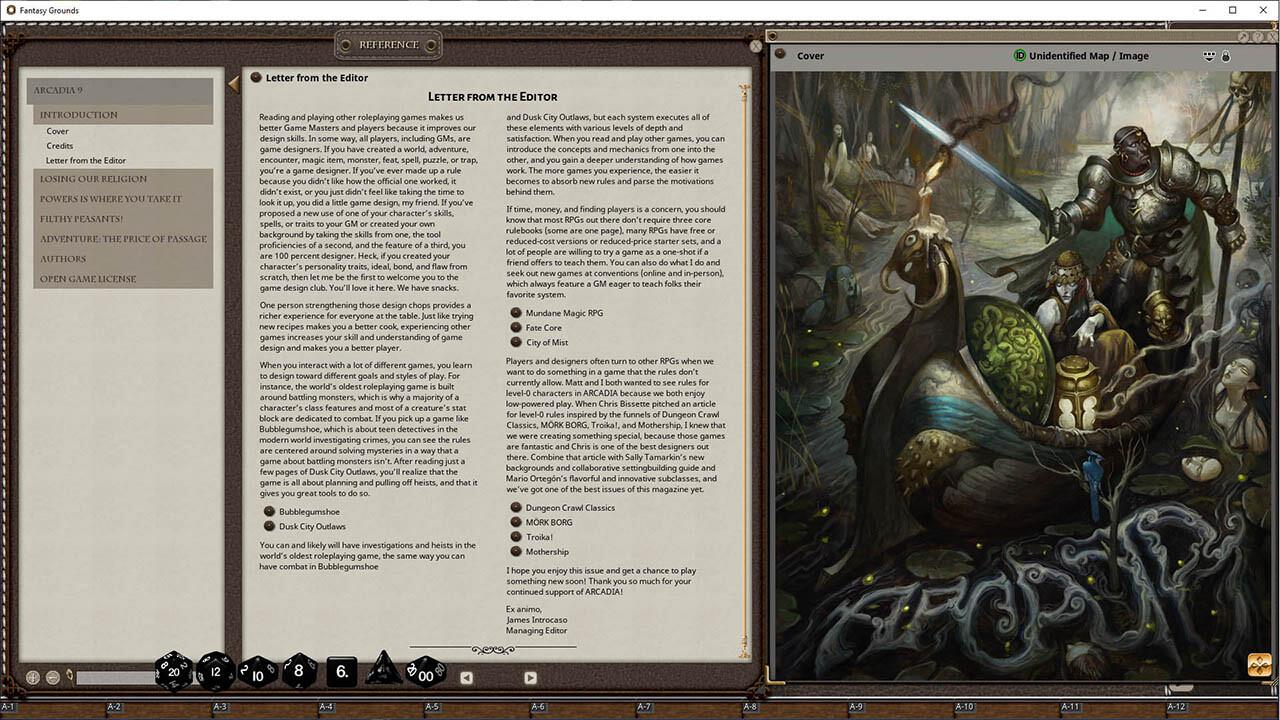 Fantasy Grounds - Arcadia Issue 009 screenshot 4