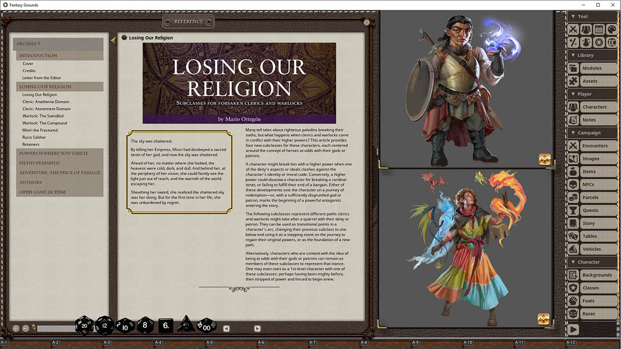 Fantasy Grounds - Arcadia Issue 009 screenshot 5