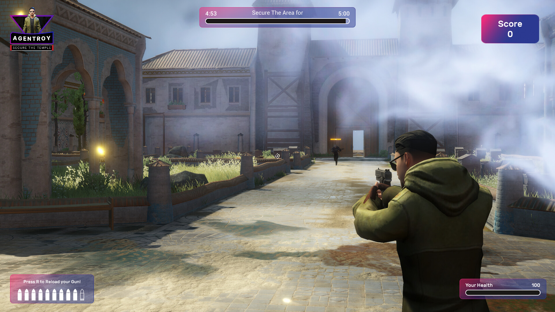 Agent Roy - Secure The Temple screenshot 1