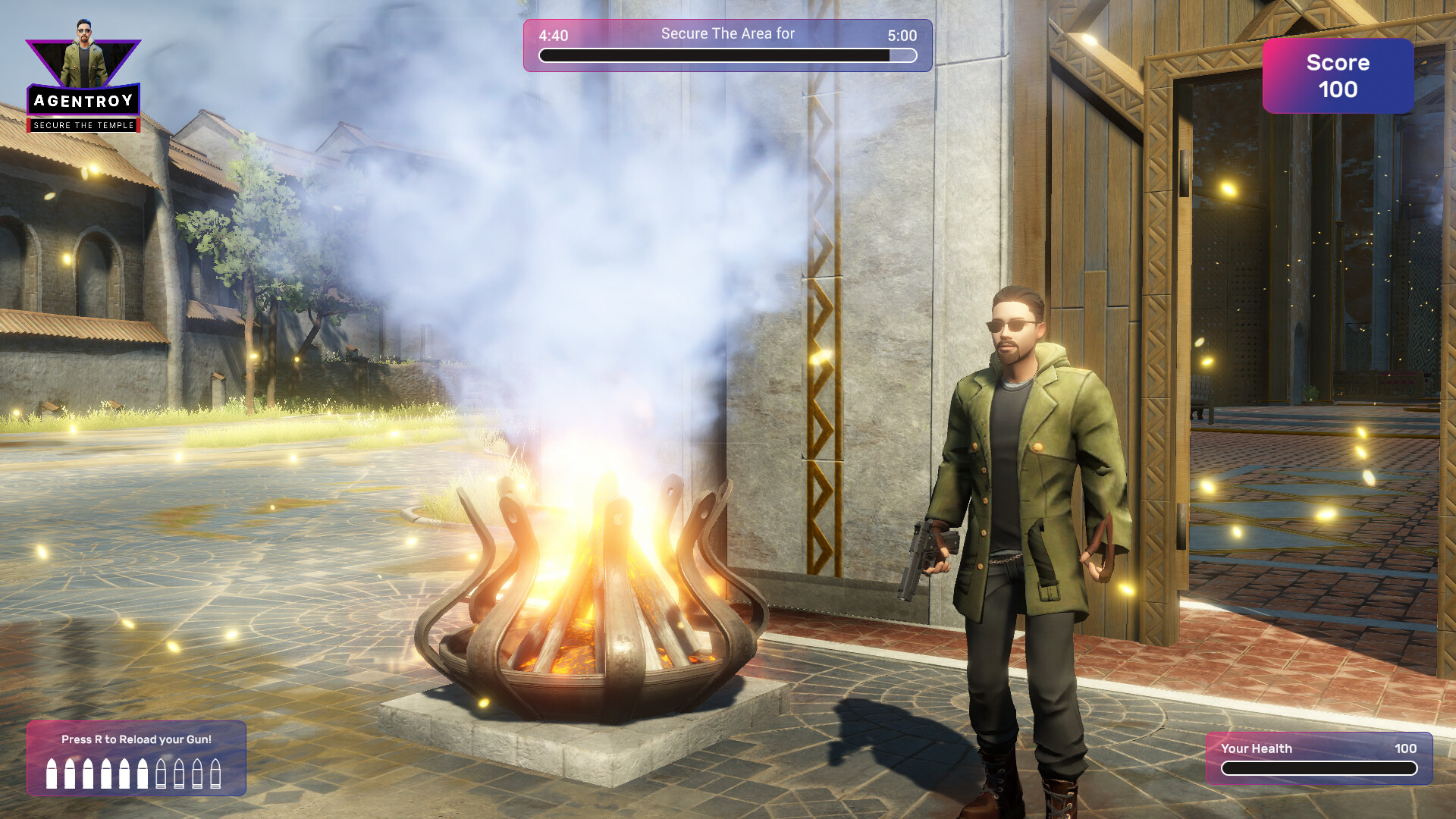 Agent Roy - Secure The Temple screenshot 2