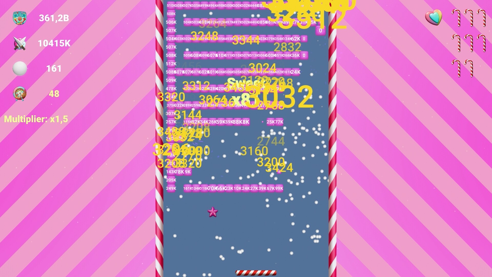 Candy Arkanoid screenshot 1