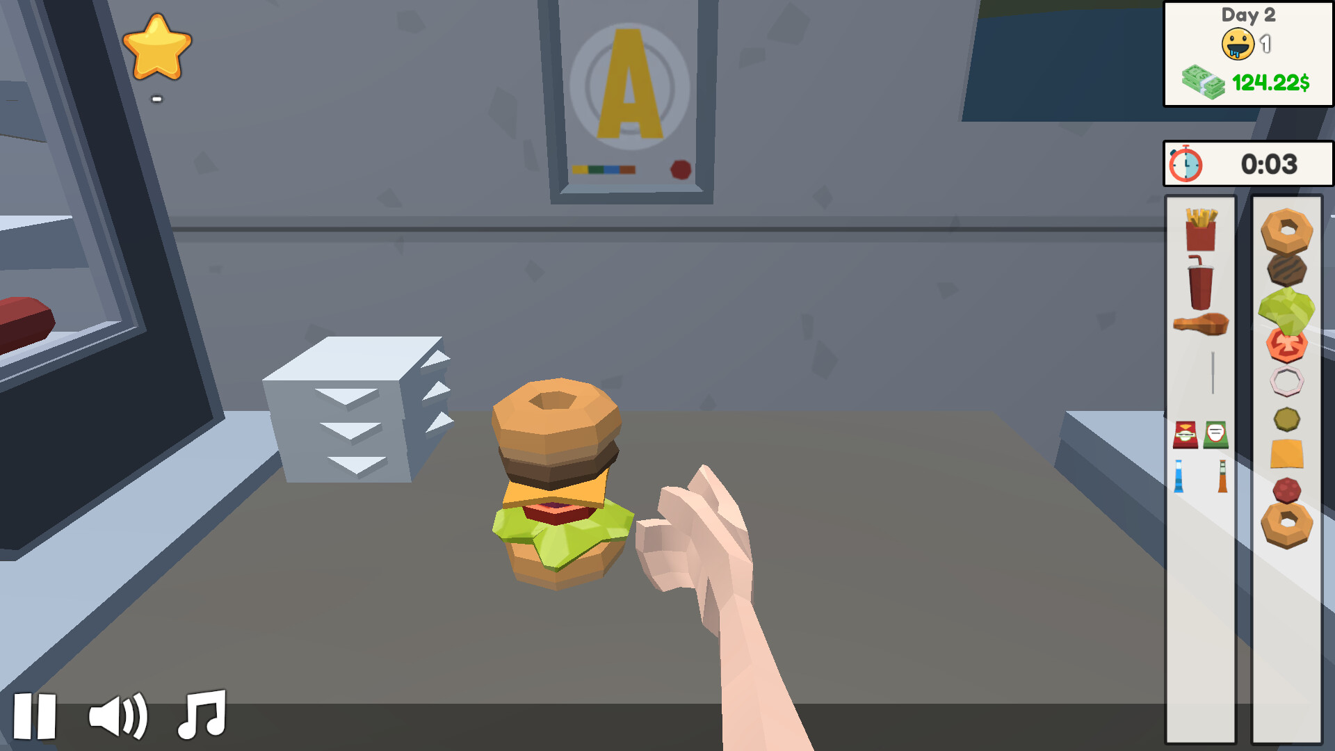 Fast Burger Simulator screenshot 2