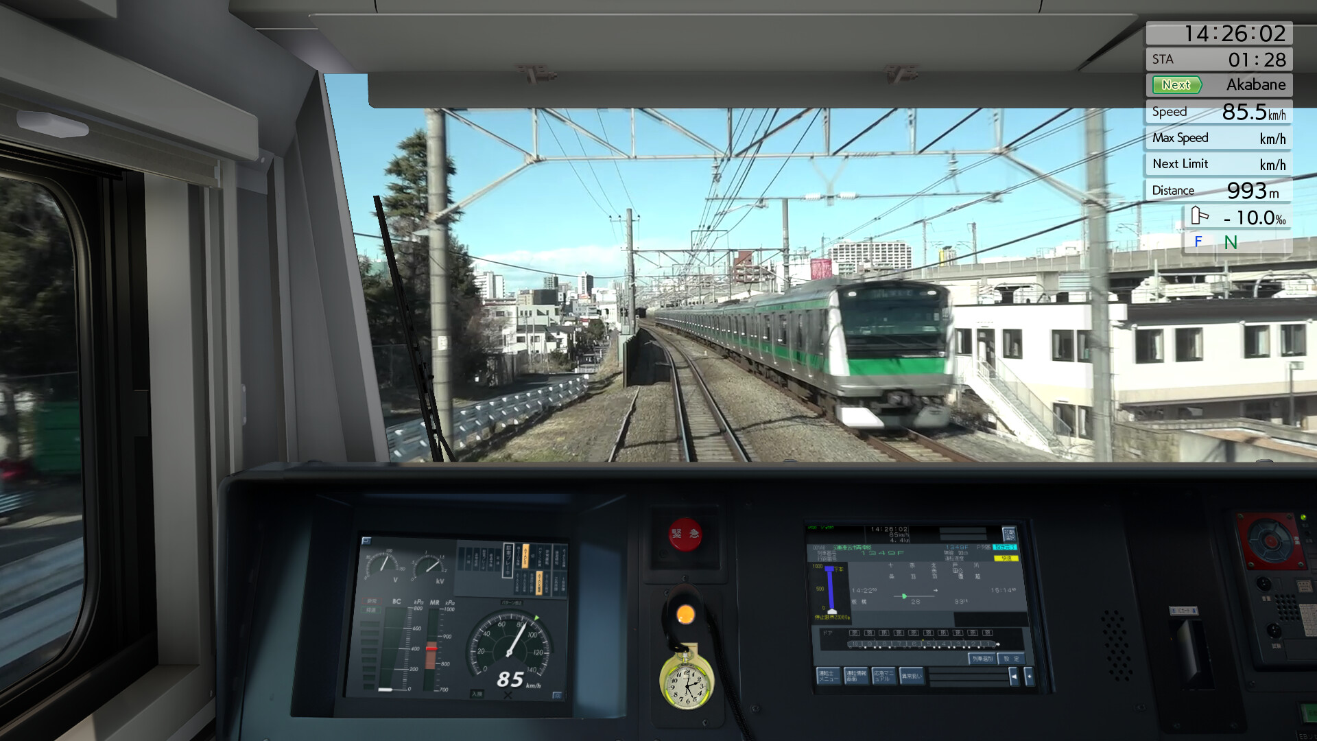 JR EAST Train Simulator: Saikyo-Kawagoe Line (Osaki to Kawagoe) E233-7000 series screenshot 11