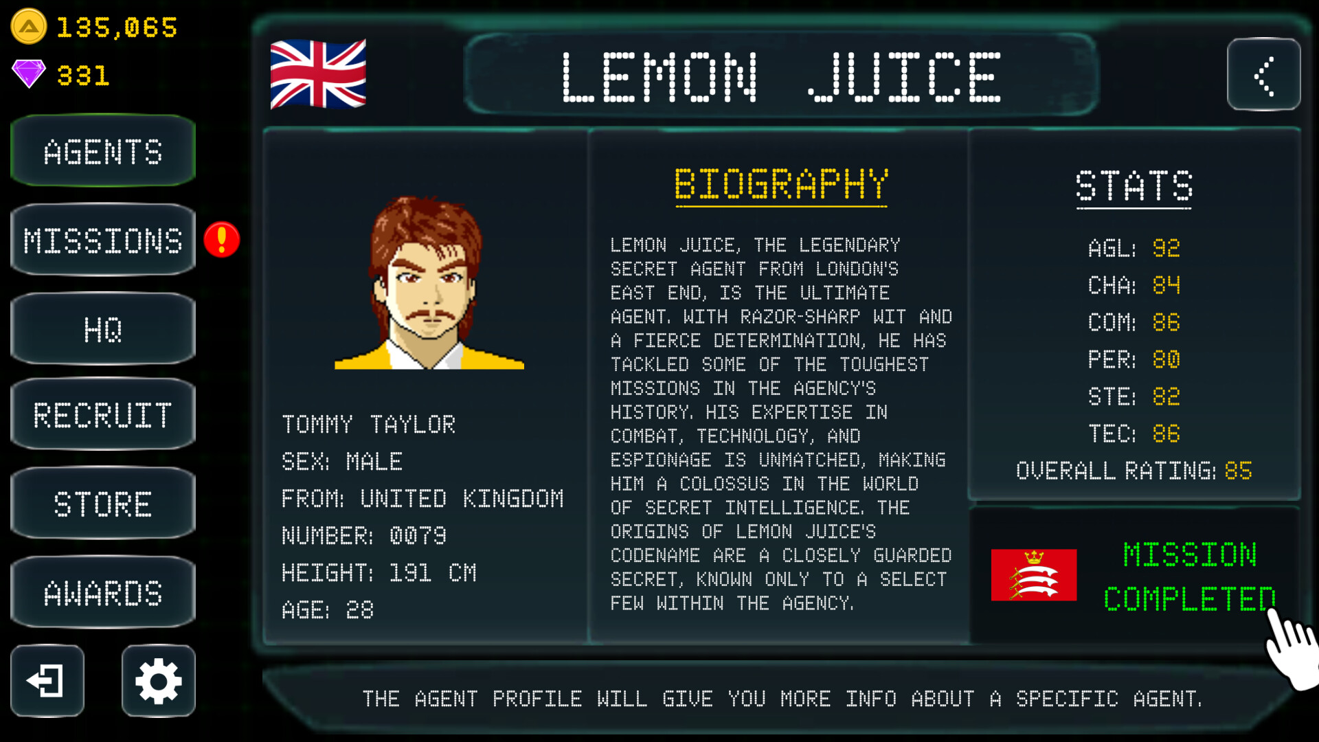 Agent Team Simulator - UK Campaign screenshot 3