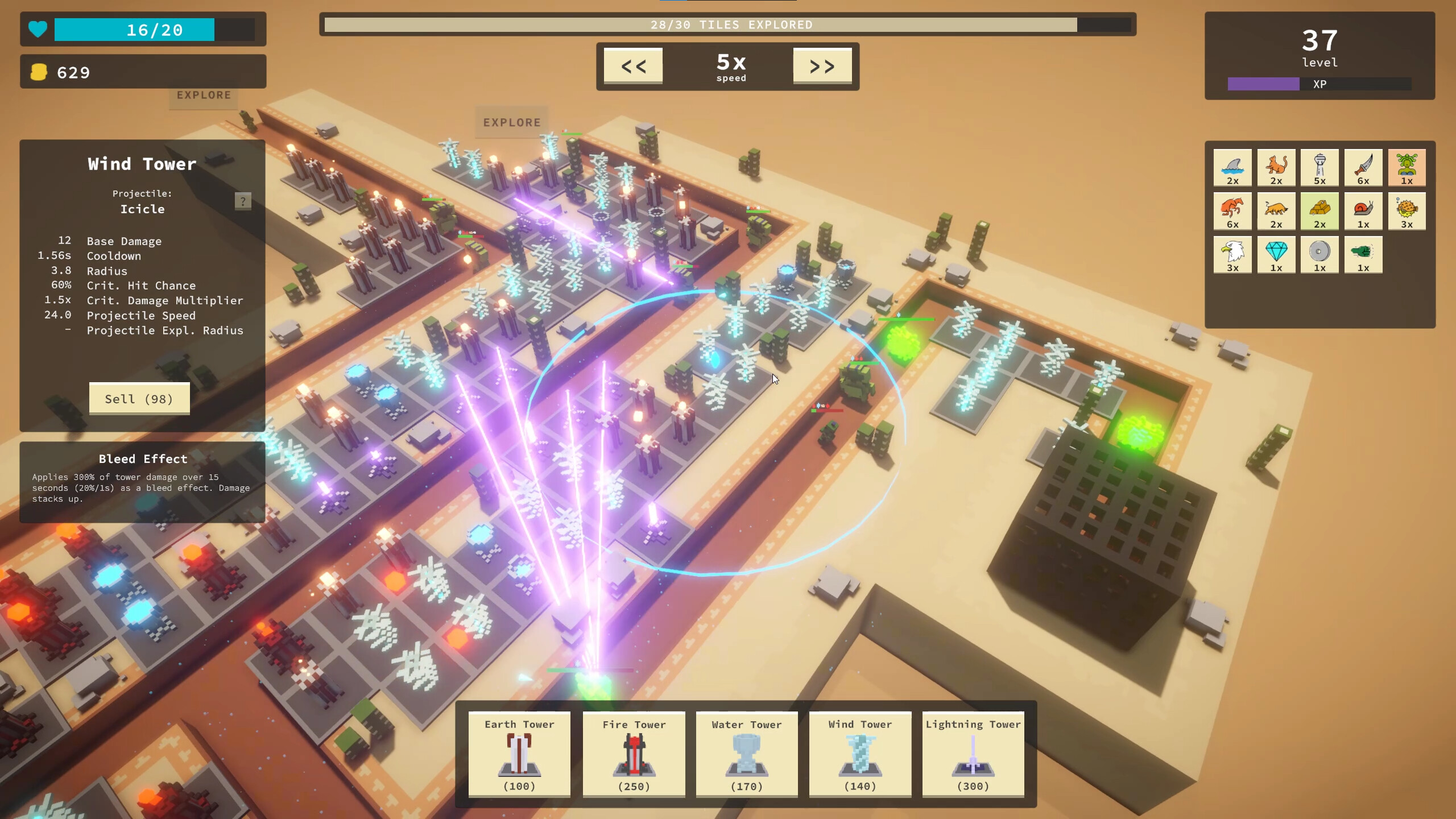 Rogue Cube Defense screenshot 1