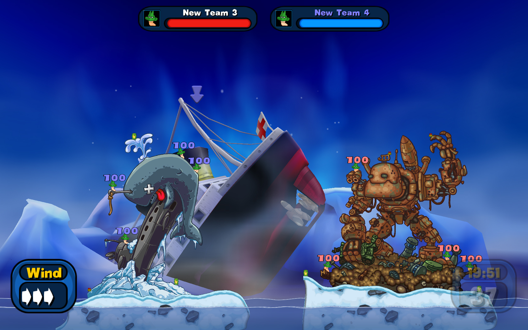 Worms Reloaded: The "Pre-order Forts and Hats" DLC Pack screenshot 3