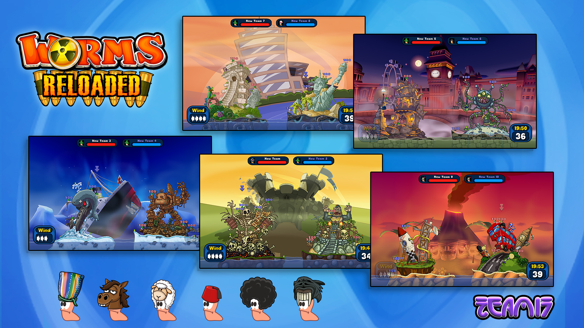 Worms Reloaded: The "Pre-order Forts and Hats" DLC Pack screenshot 1