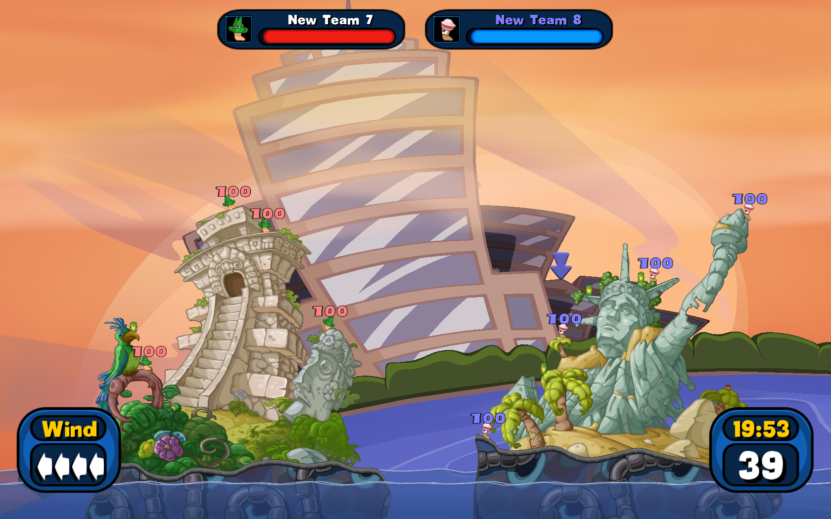 Worms Reloaded: The "Pre-order Forts and Hats" DLC Pack screenshot 5