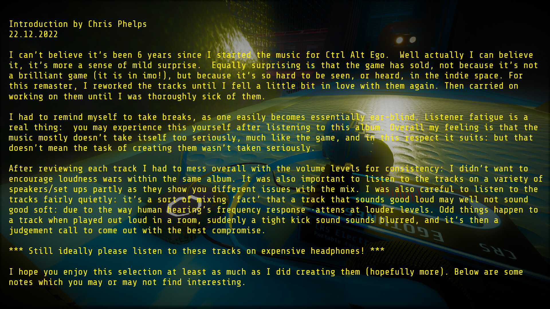 Ctrl Alt Ego Soundtrack screenshot 2