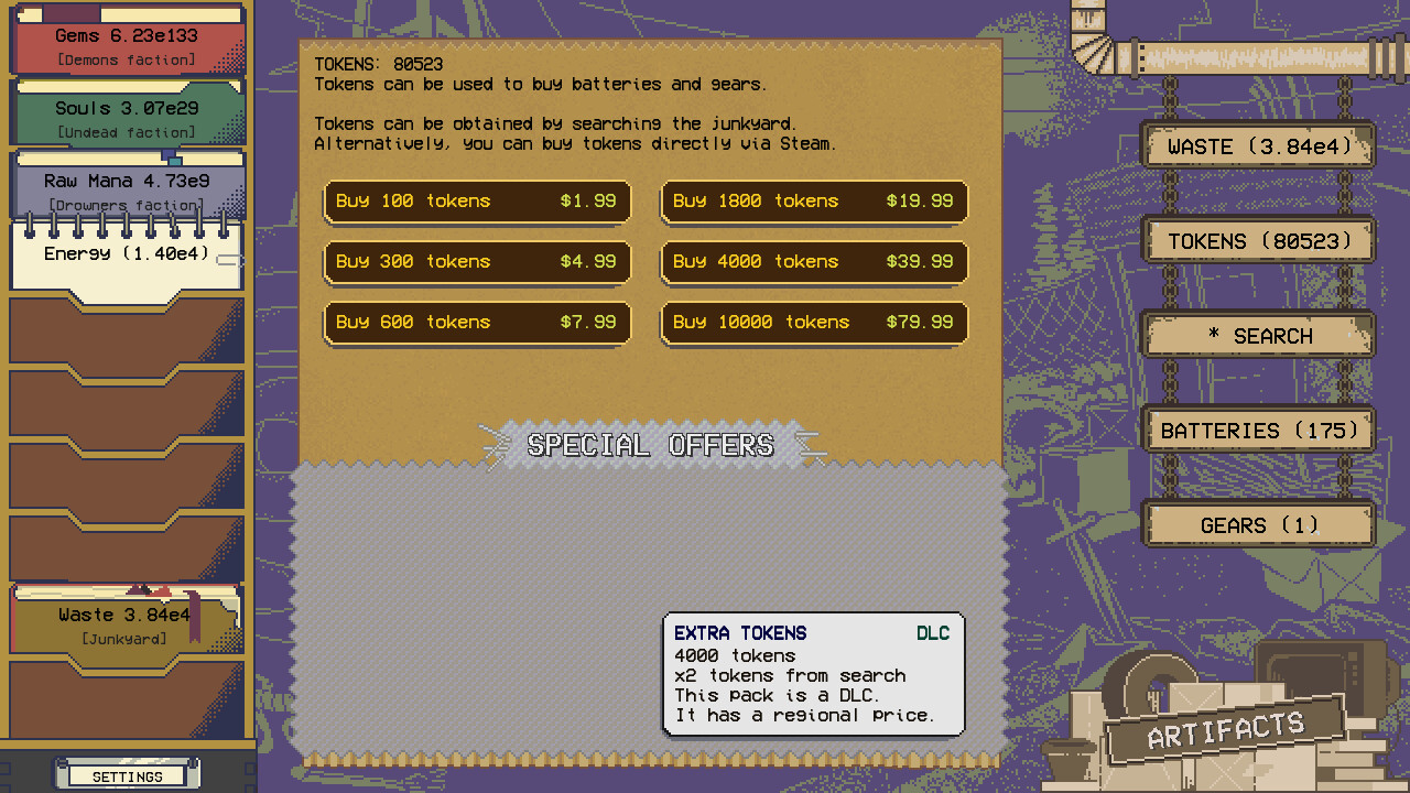 Underworld Idle - Extra Tokens screenshot 2