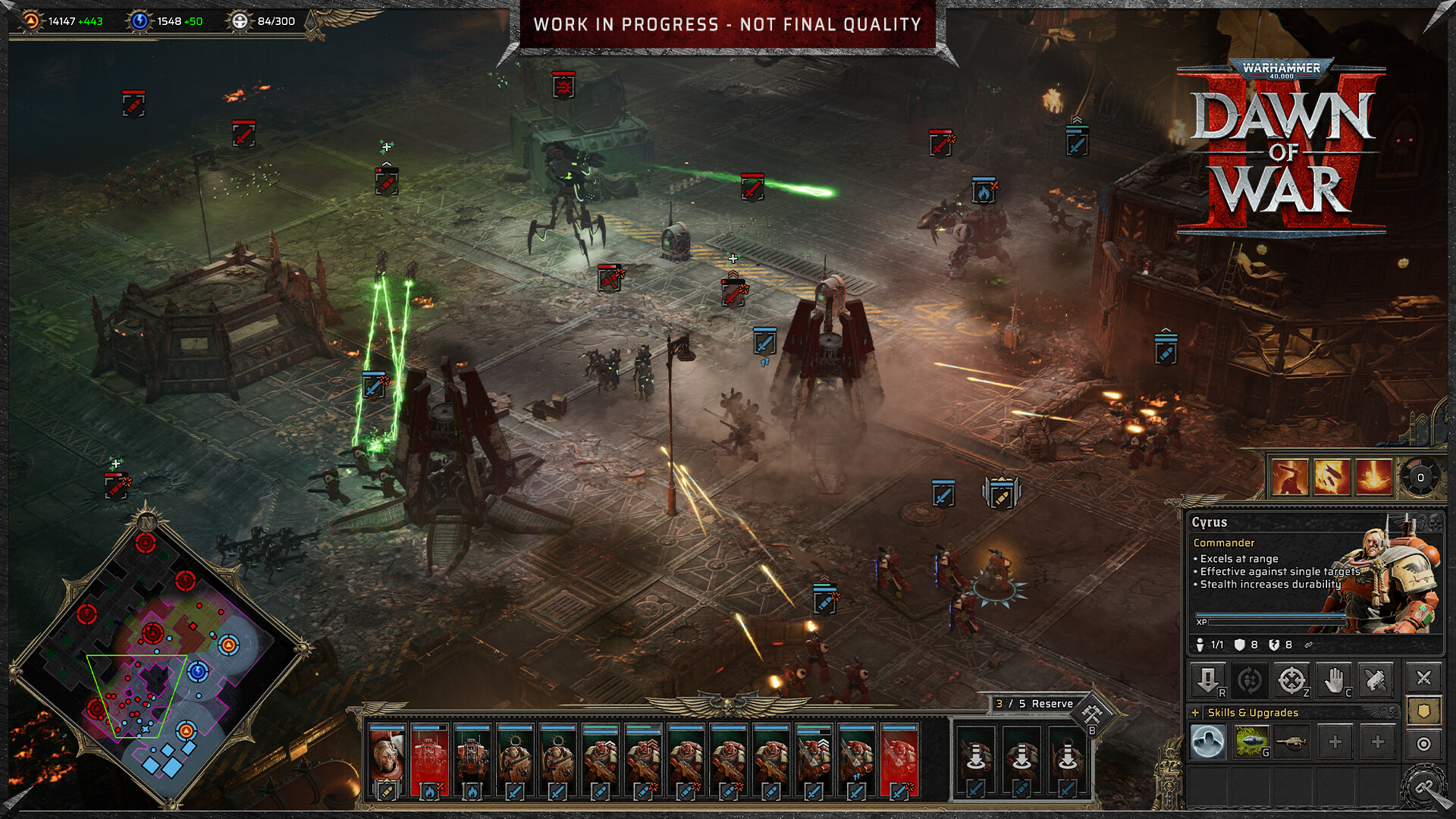 Dawn of War IV の実際のゲーム画面