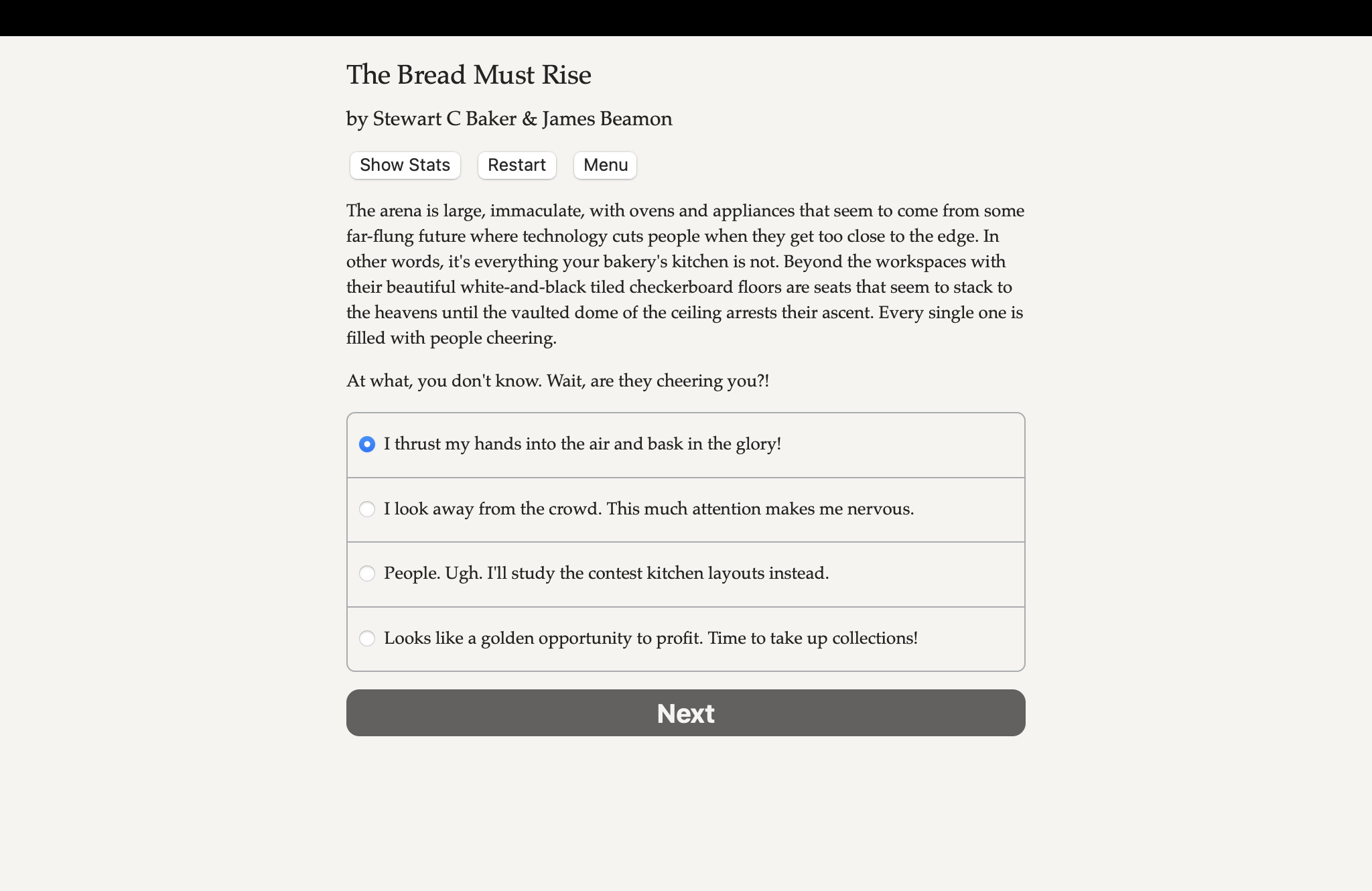The Bread Must Rise screenshot 1