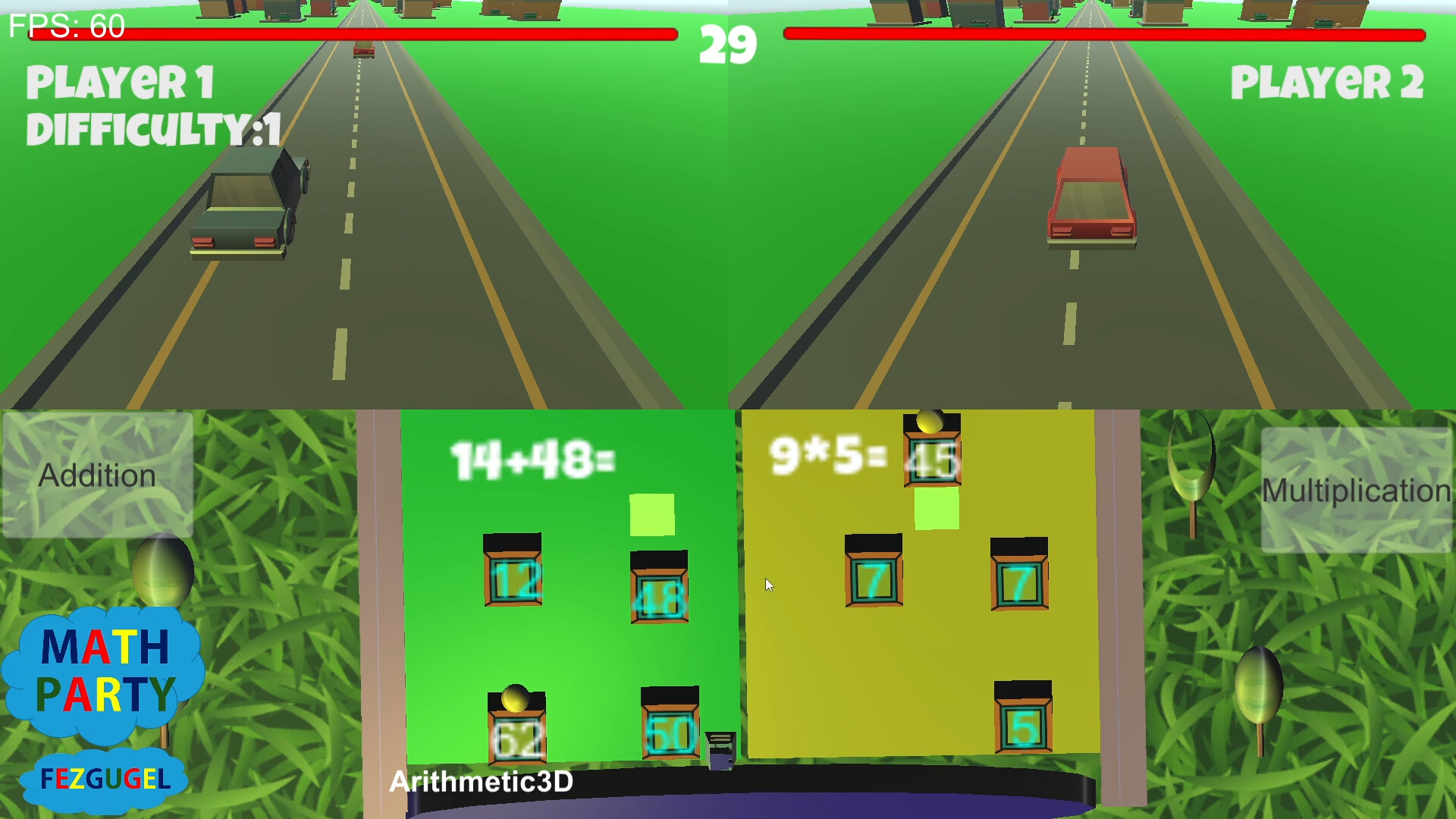 Math Party Fezgugel screenshot 1
