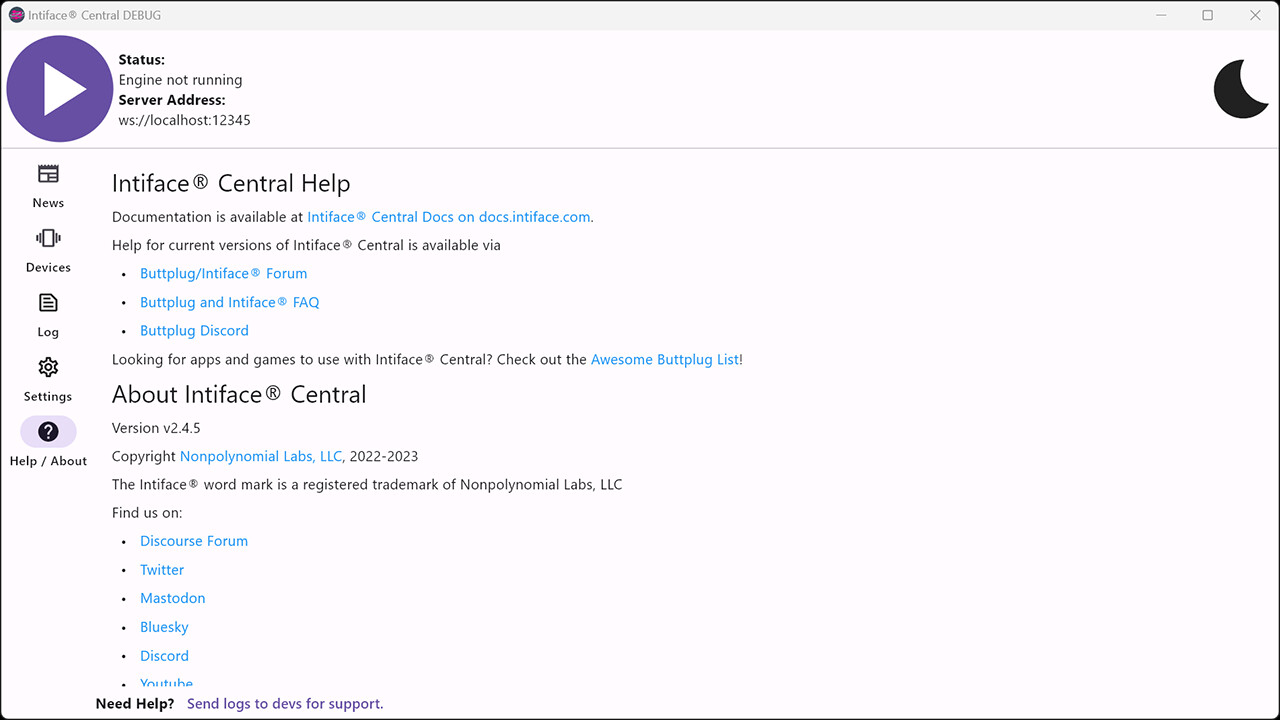 Intiface Central screenshot 4