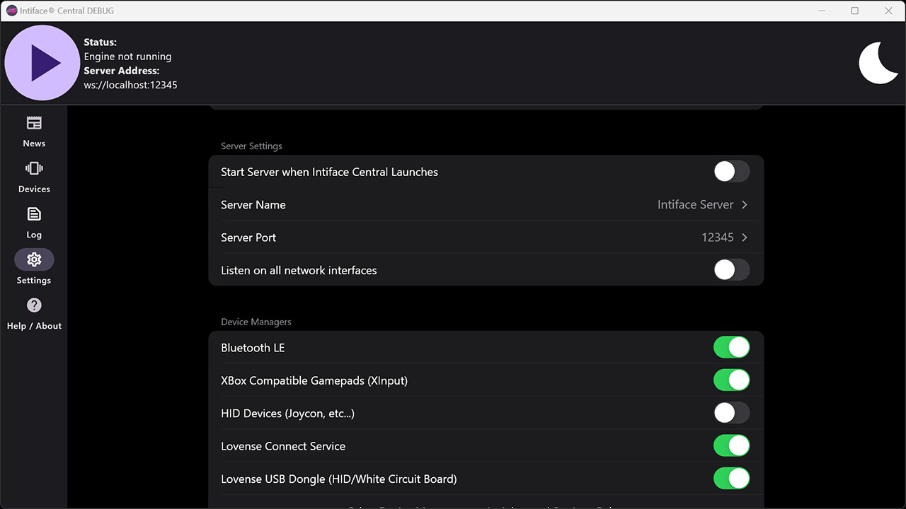 Intiface Central screenshot 3