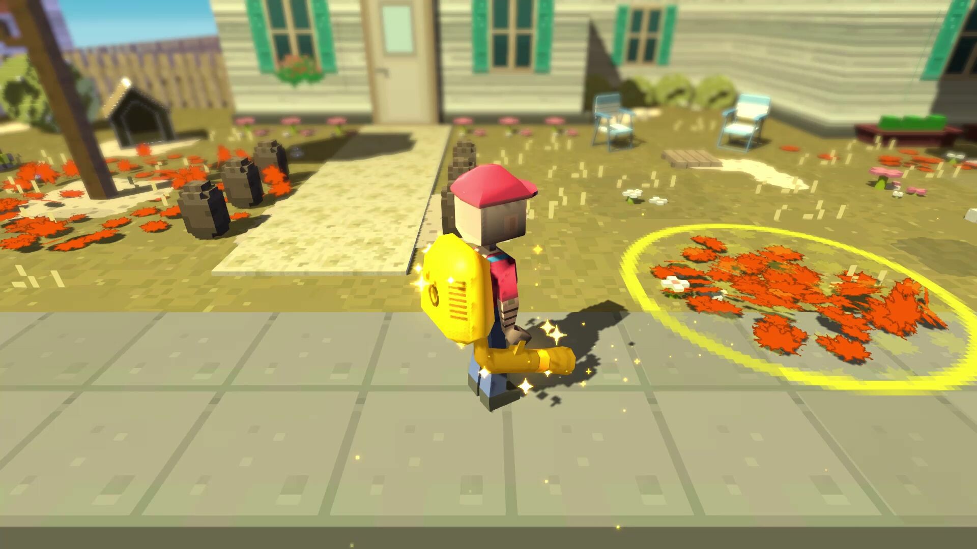 Leaf Blower Man - Golden Leafblower screenshot 2