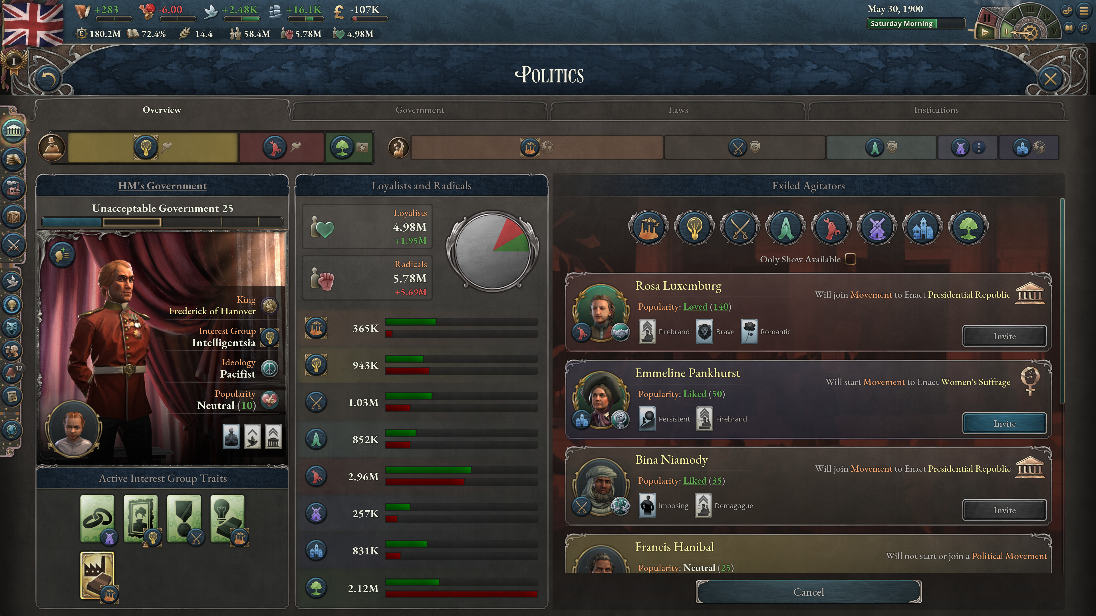 Victoria 3: Voice of the People - Immersion Pack screenshot 1