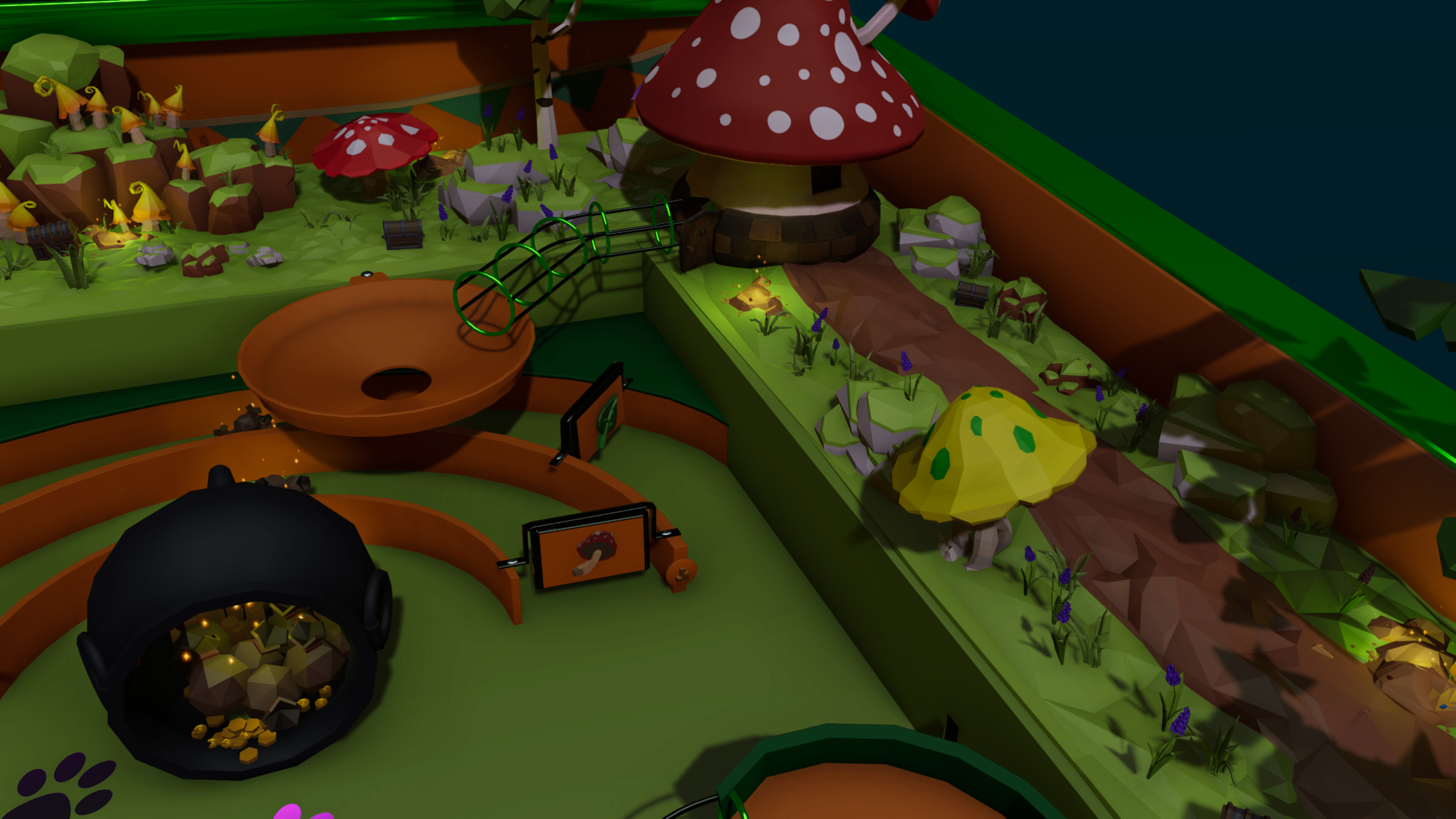 Roxy Raccoon's Pinball Panic - St. Patrick's Paradise screenshot 5
