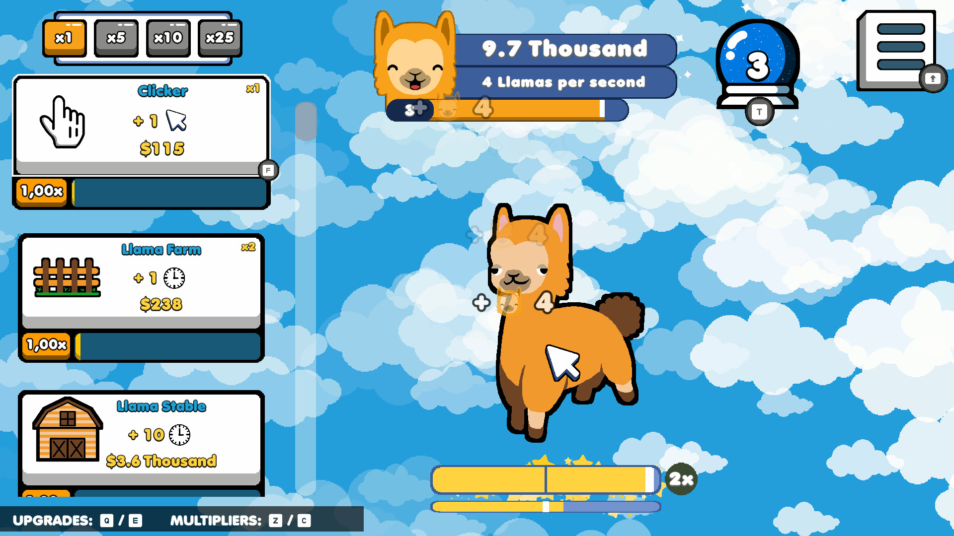 Lhama Clicker screenshot 1