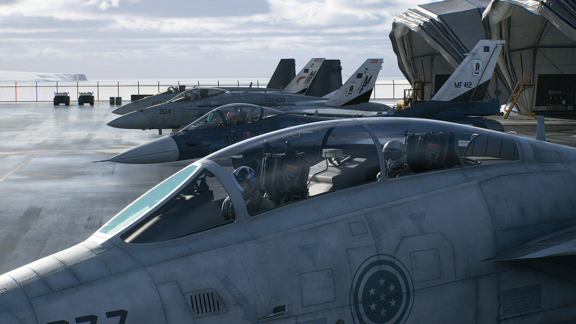 ACE COMBAT 8: WINGS OF THEVE screenshot 1