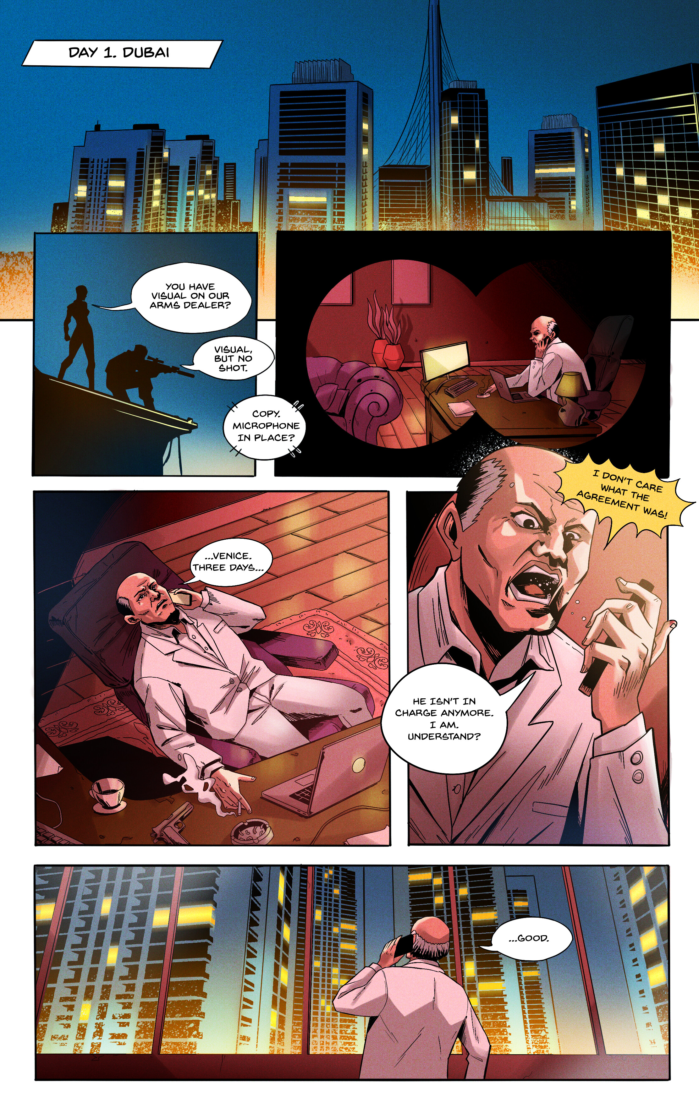 Sniper Fury: Countdown – Digital Comic screenshot 1