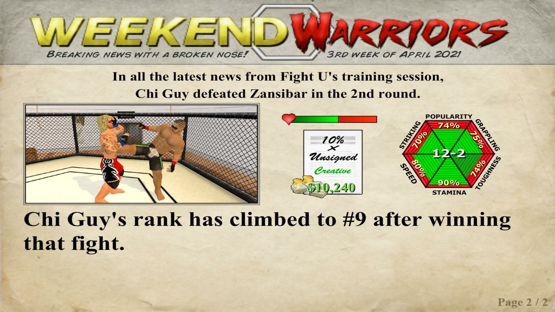 Weekend Warriors MMA screenshot 7