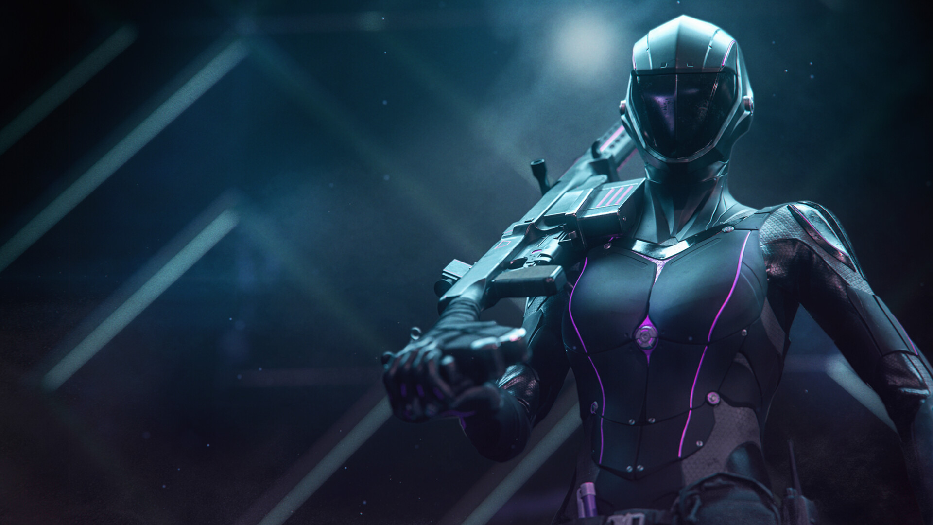 Call of Duty®: Vanguard - Tracer Pack: Violet Stealth Pro Pack screenshot 1