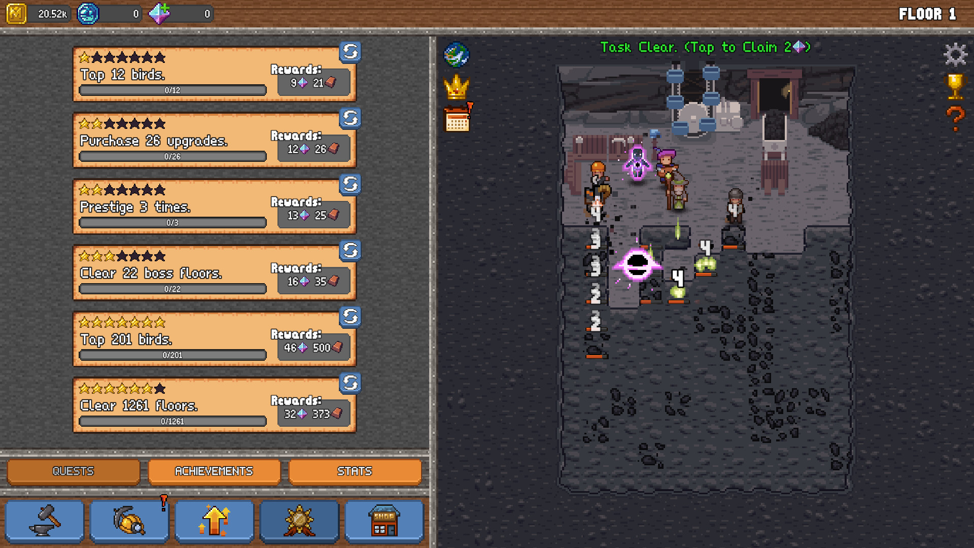 Idle Cave Miner screenshot 2