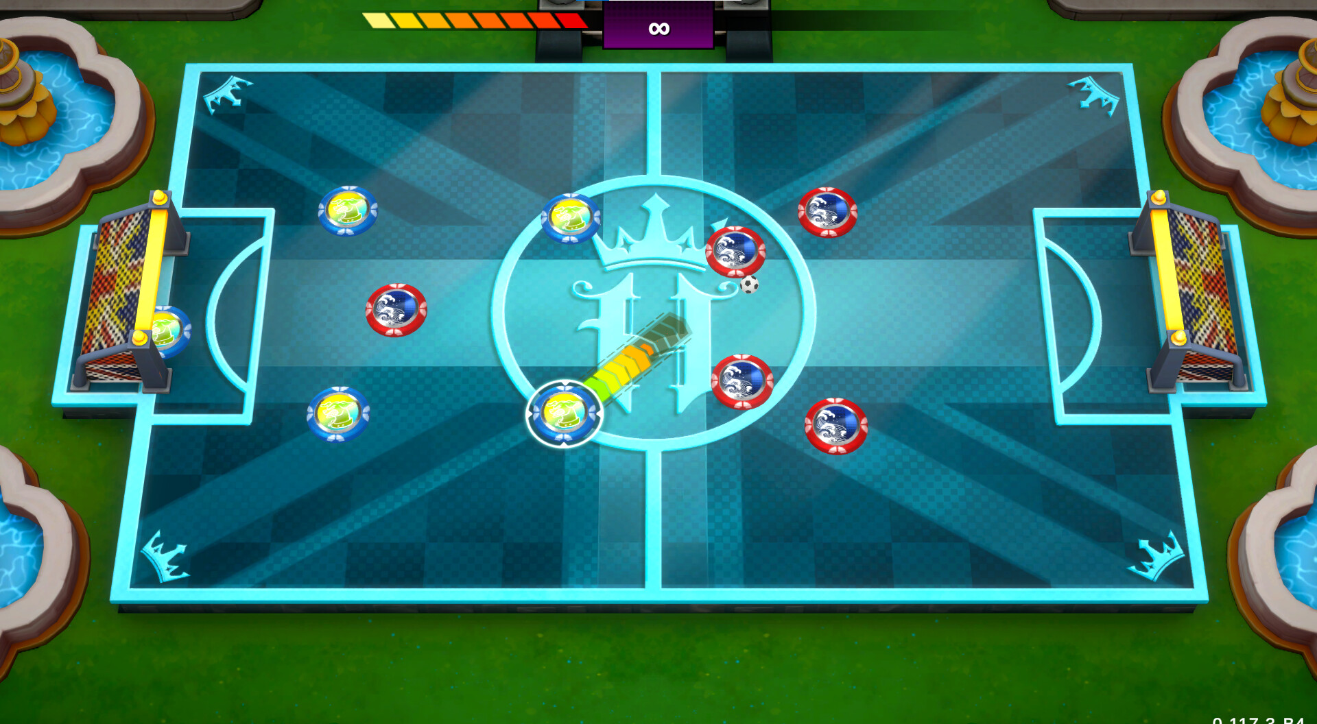 Mega Button Soccer screenshot 1