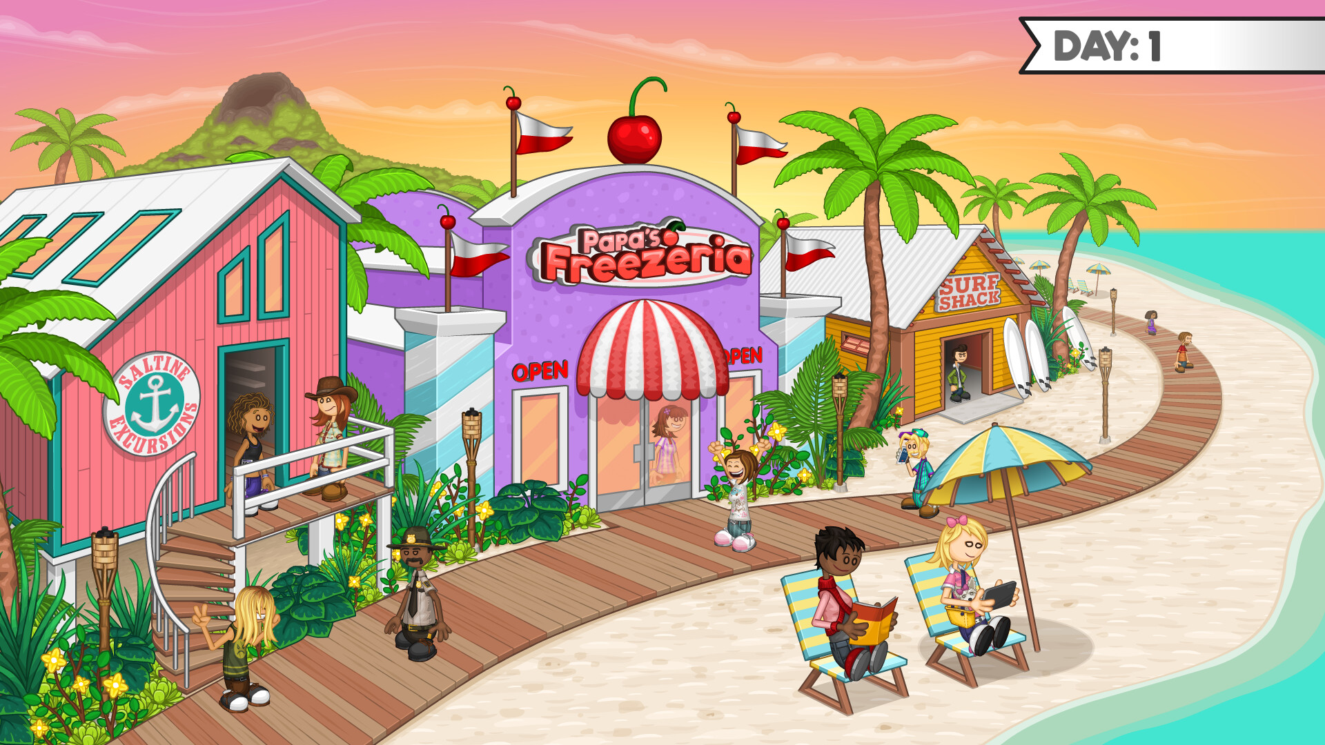 Papa's Freezeria Deluxe screenshot 1