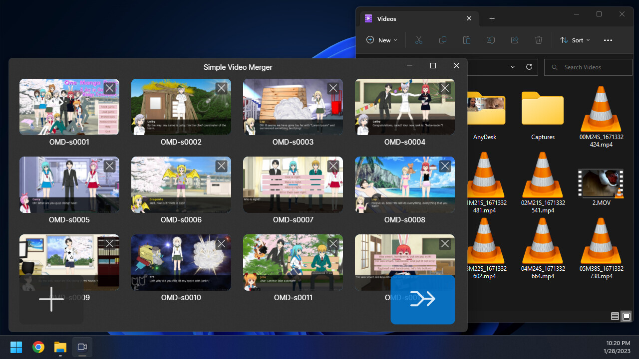 Simple Video Merger screenshot 1
