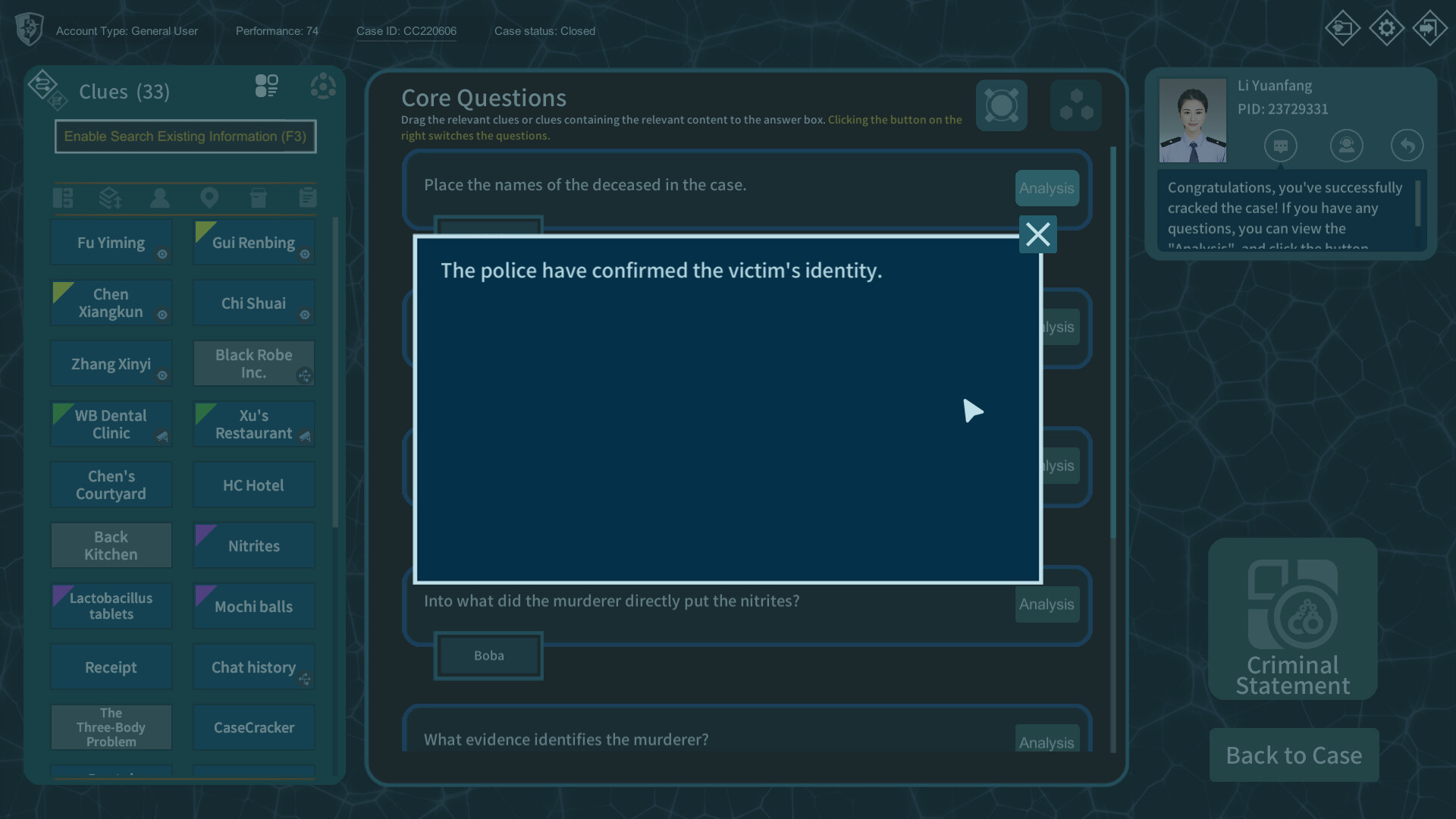 CaseCracker2 screenshot 5