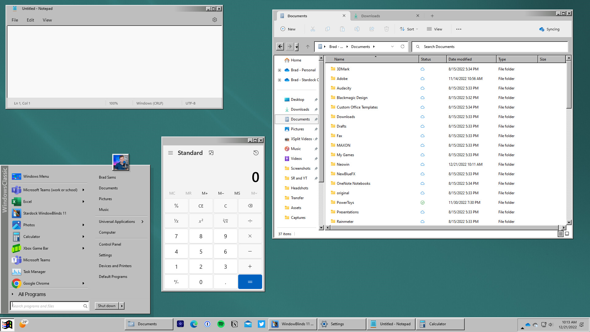WindowBlinds 11 screenshot 1