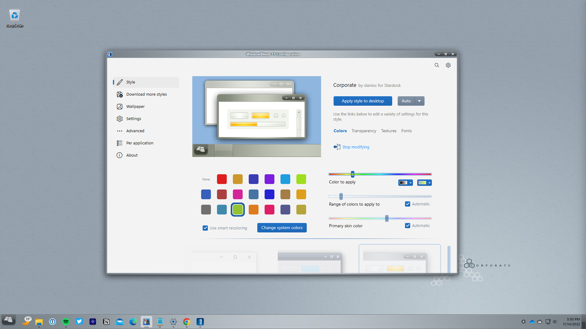 WindowBlinds 11 screenshot 6