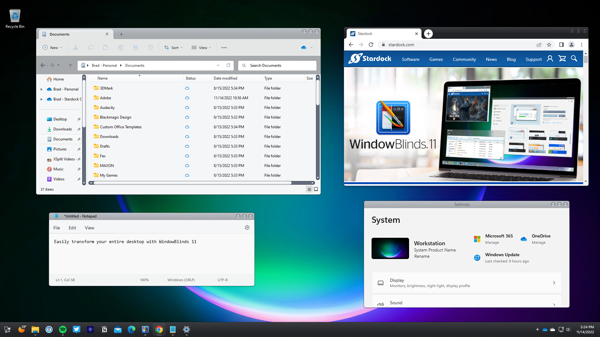 WindowBlinds 11 screenshot 4