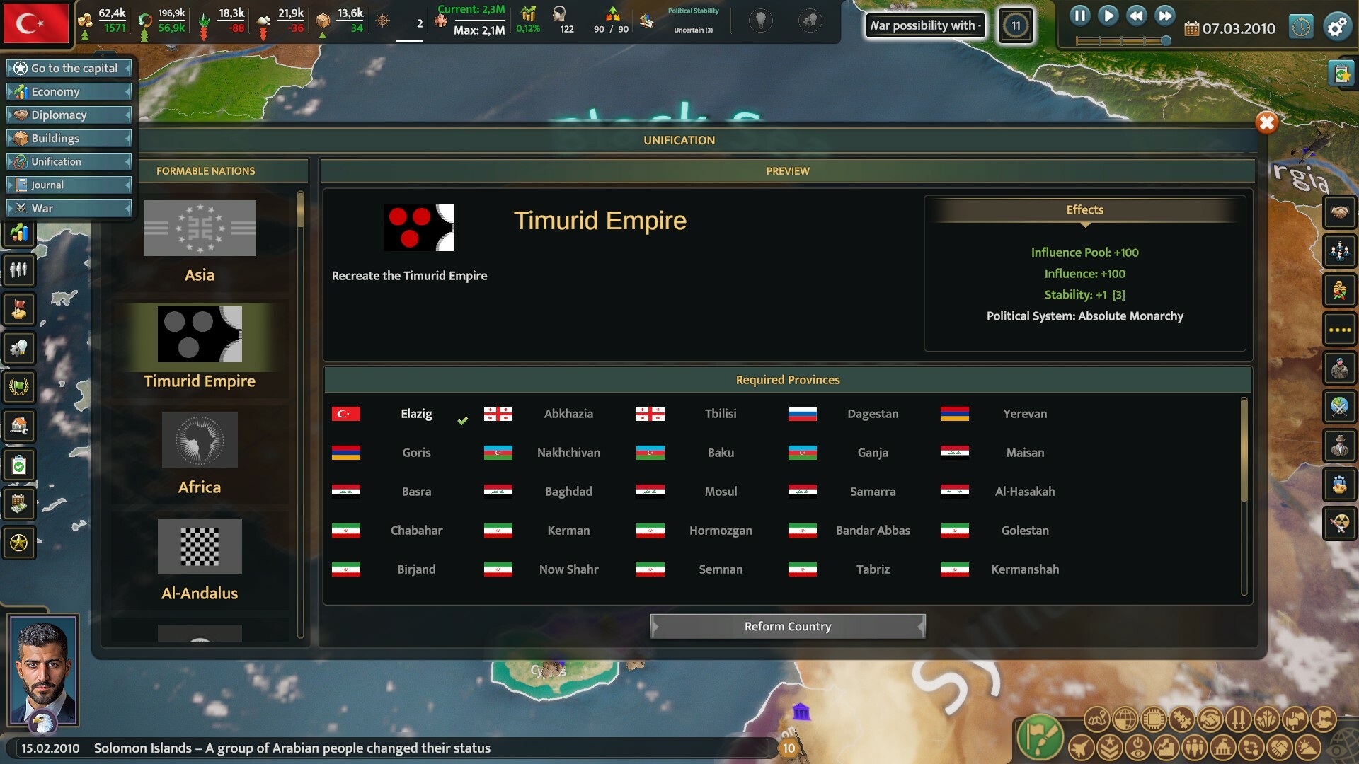 Realpolitiks 3: Earth and Beyond screenshot 2