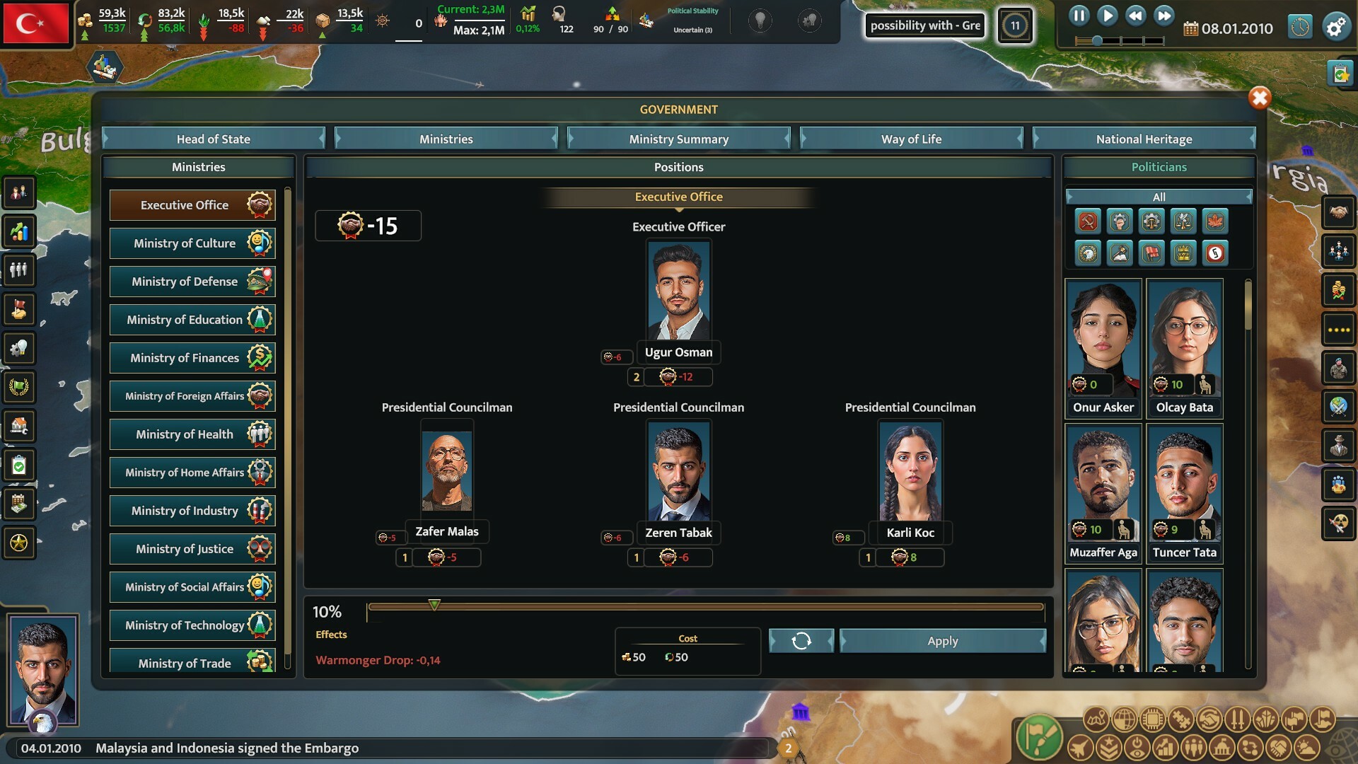 Realpolitiks 3: Earth and Beyond screenshot 7