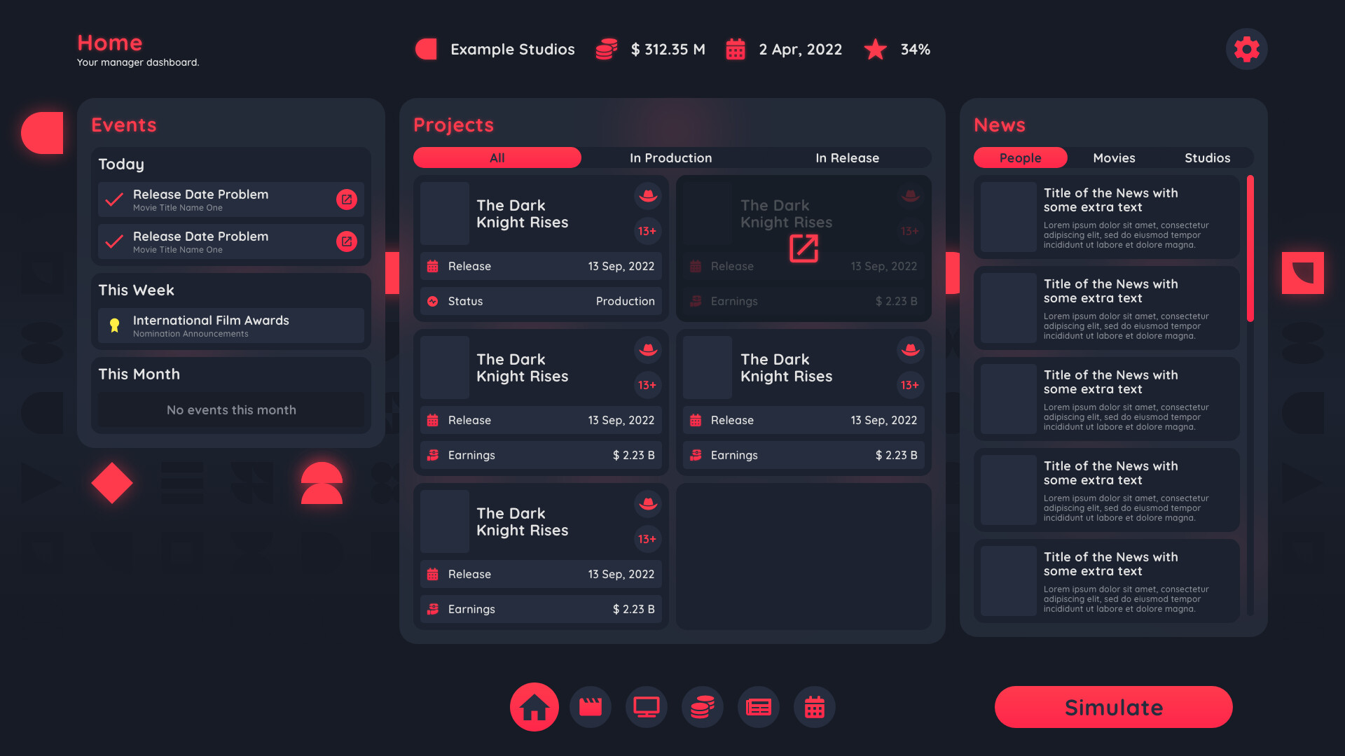 Film Studio Manager screenshot 2